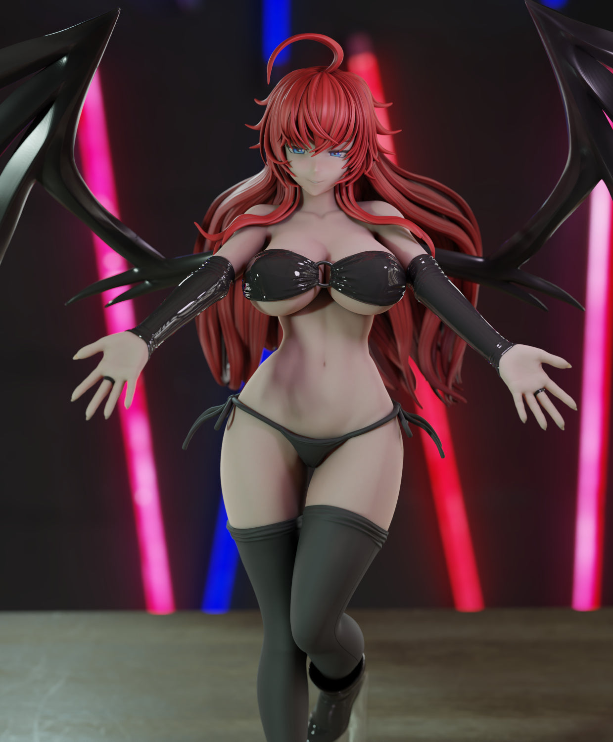 Rias Special Edition - STL 3D Print Files - 3D Printed Garage Kit ガレージキット Resin Model Scale Figure フィギュア