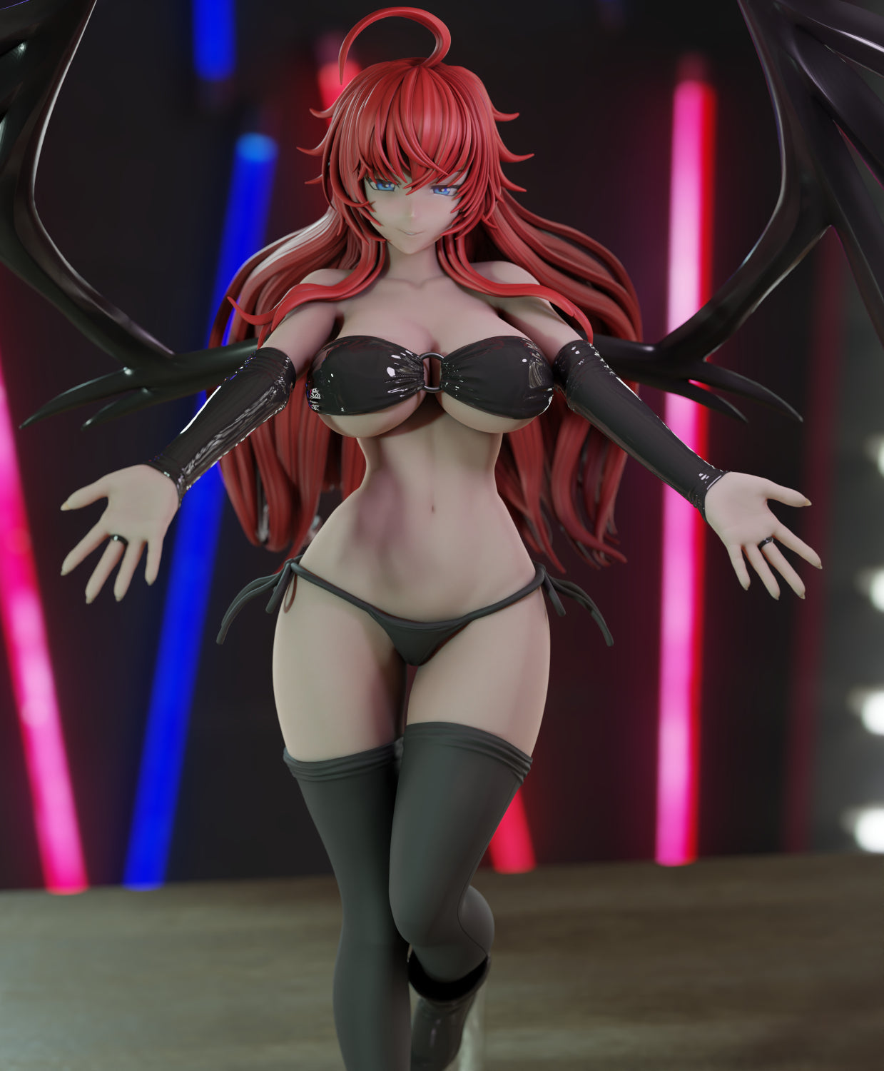 Rias Special Edition - STL 3D Print Files - 3D Printed Garage Kit ガレージキット Resin Model Scale Figure フィギュア
