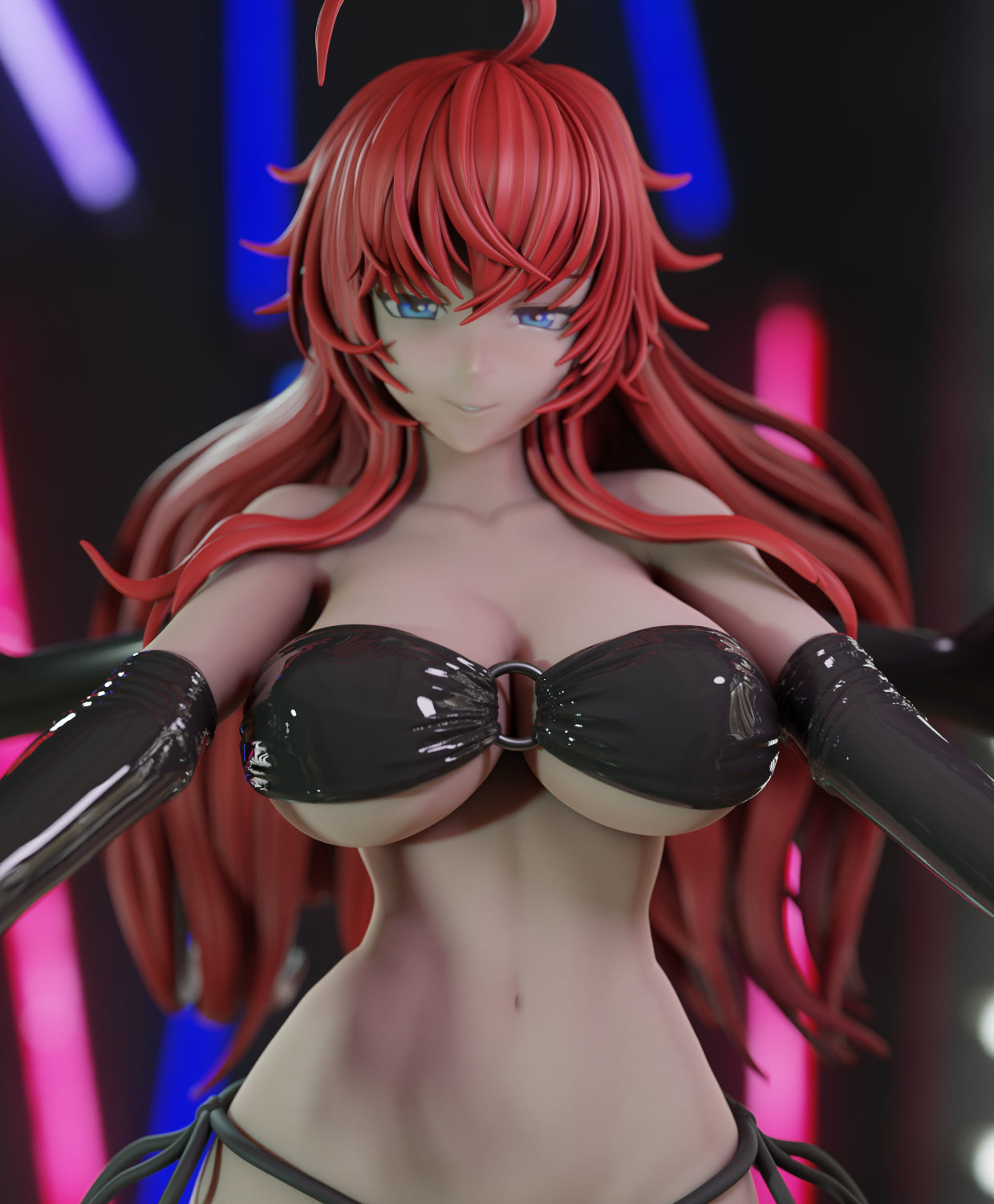 Rias Special Edition - STL 3D Print Files - 3D Printed Garage Kit ガレージキット Resin Model Scale Figure フィギュア
