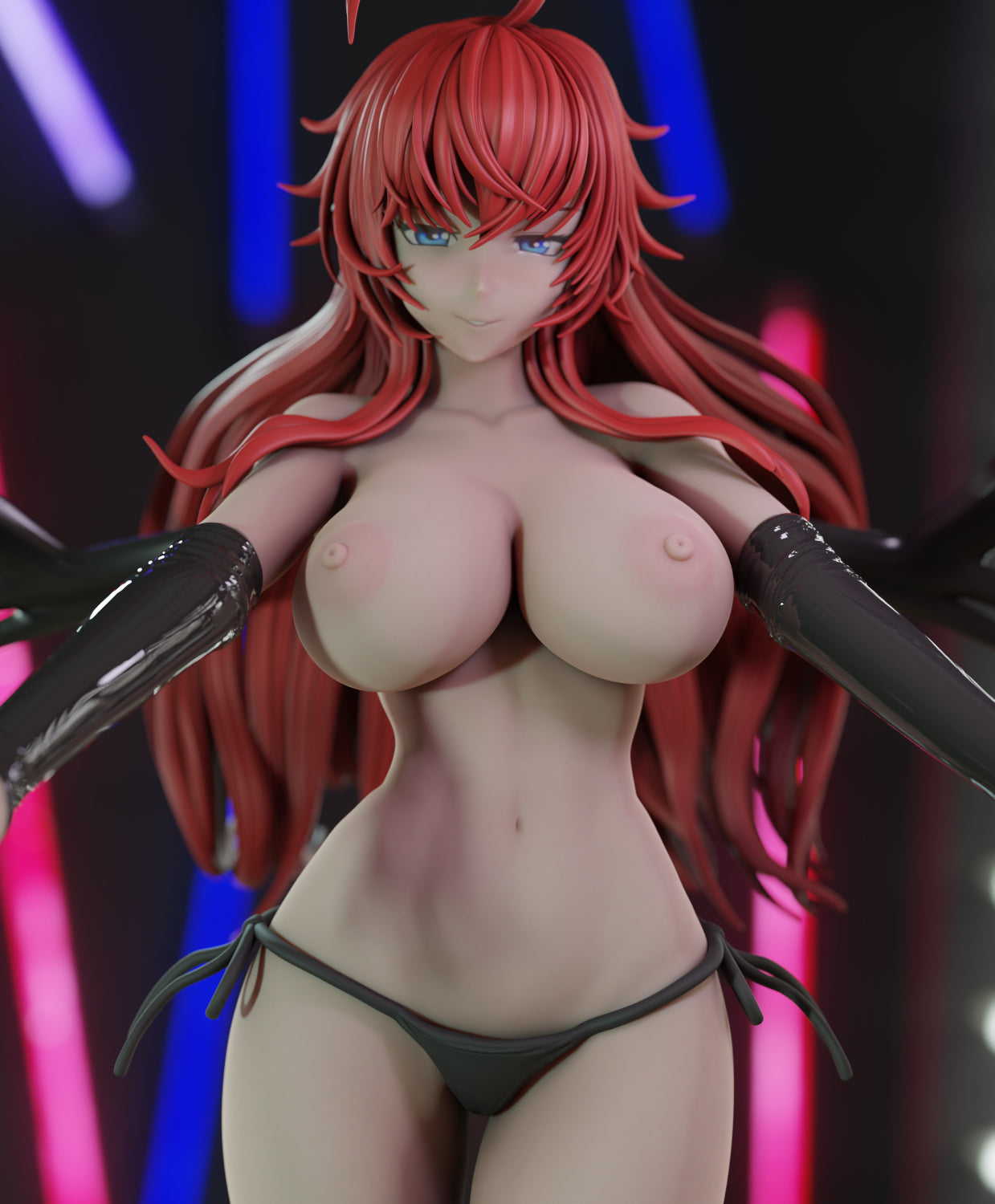 Rias Special Edition - STL 3D Print Files - 3D Printed Garage Kit ガレージキット Resin Model Scale Figure フィギュア