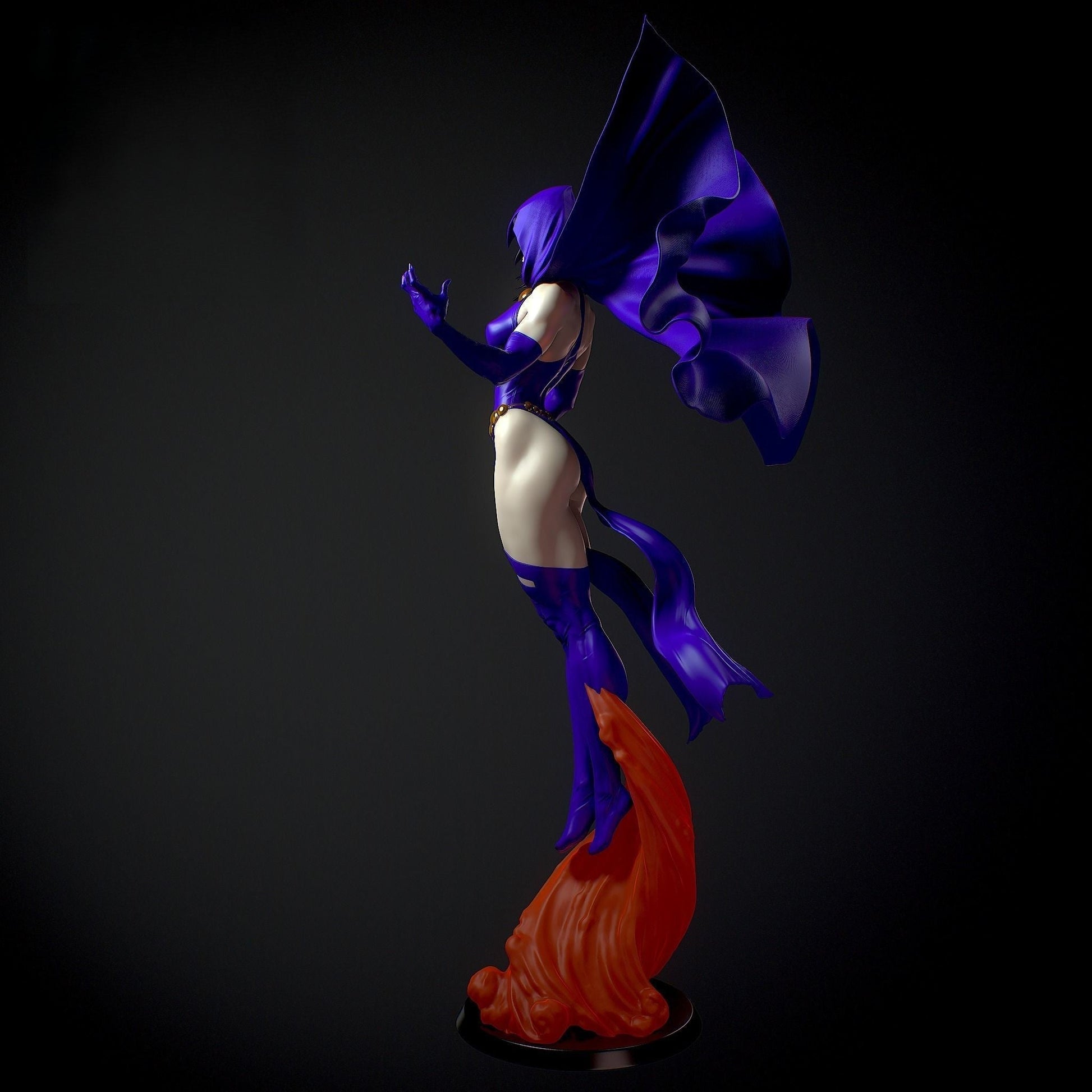 1417 Raven Special Edition - DC Comics - STL 3D Print Files - 3D Printed Garage Kit ガレージキット Resin Model Scale Figure フィギュア