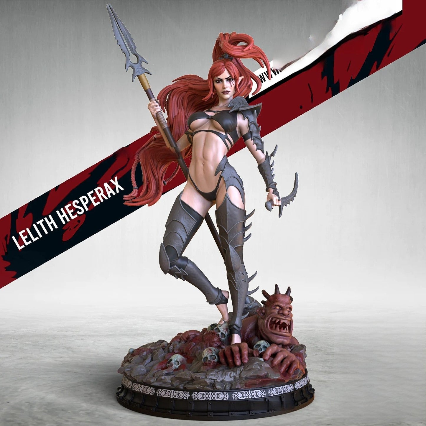 Lelith Hesperax Special Edition - War Hammer 40K - STL 3D Print Files - 3D Printed Garage Kit ガレージキット Resin Model Scale Figure フィギュア