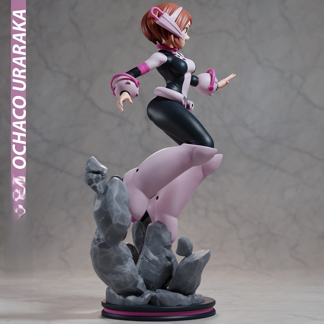 Ochaco Uraraka Special Edition - My Hero Academia - STL 3D Print Files - 3D Printed Garage Kit ガレージキット Resin Model Scale Figure フィギュア