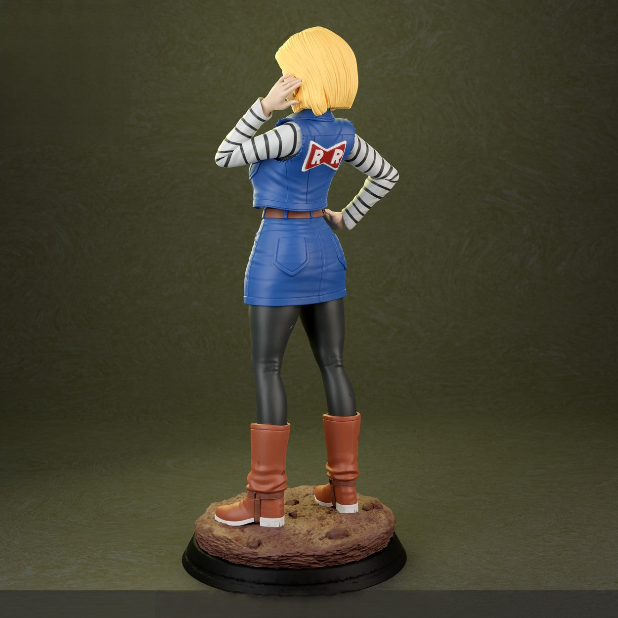 1386 Android 18 Special Edition - Dragon Ball - STL 3D Print Files - 3D Printed Garage Kit ガレージキット Resin Model Scale Figure フィギュア