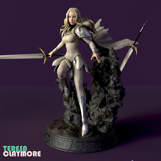 Teresa Special Edition - Claymore - STL 3D Print Files - 3D Printed Garage Kit ガレージキット Resin Model Scale Figure フィギュア