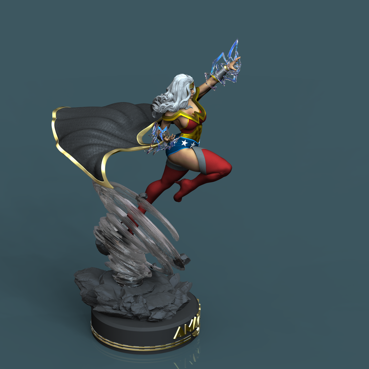 1367 Wonder Woman - Amazon Warriors - STL 3D Print Files - 3D Printed Garage Kit ガレージキット Resin Model Scale Figure フィギュア