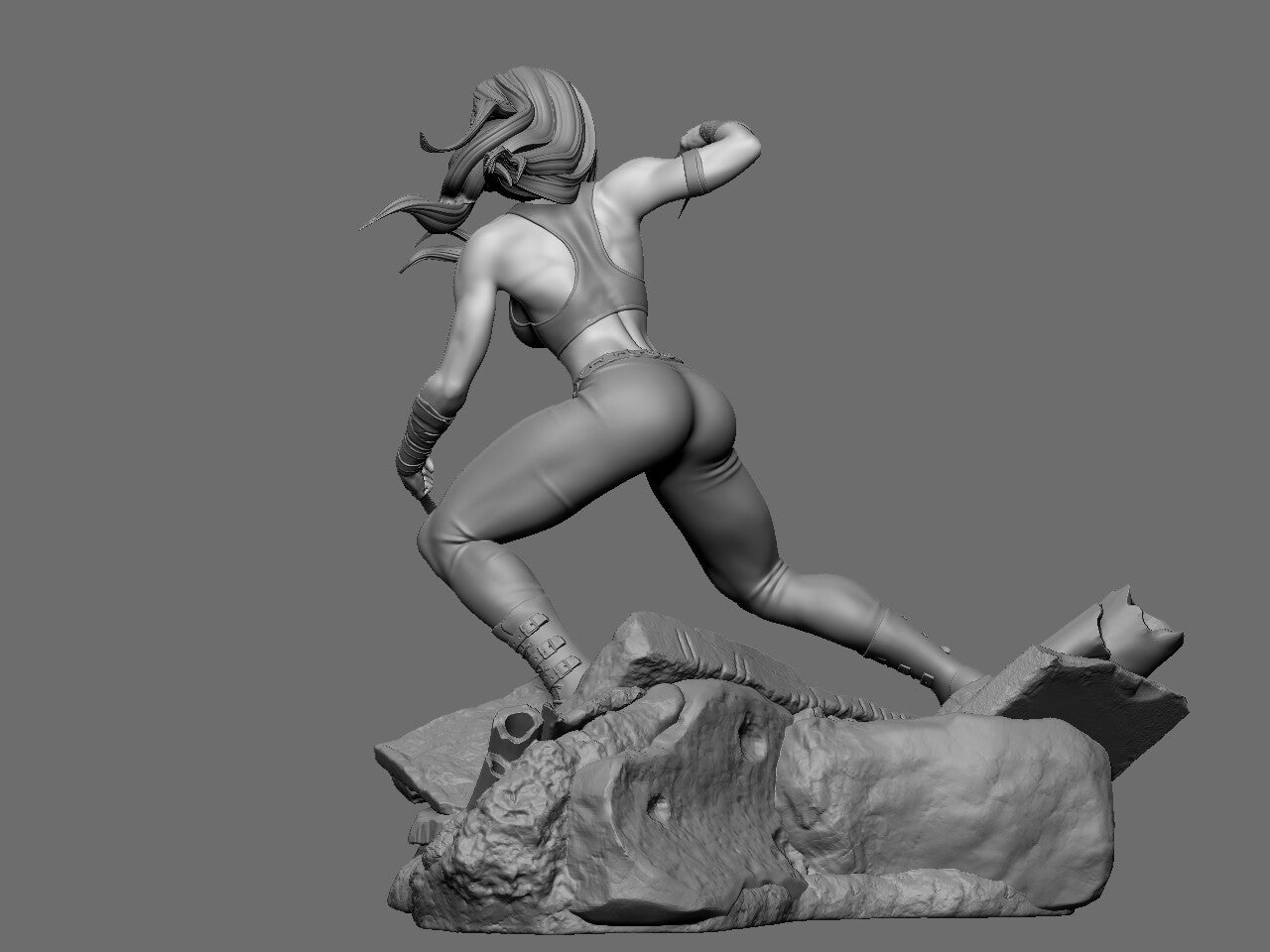 X-23 Special Edition - X-men - STL 3D Print Files - 3D Printed Garage Kit ガレージキット Resin Model Scale Figure フィギュア