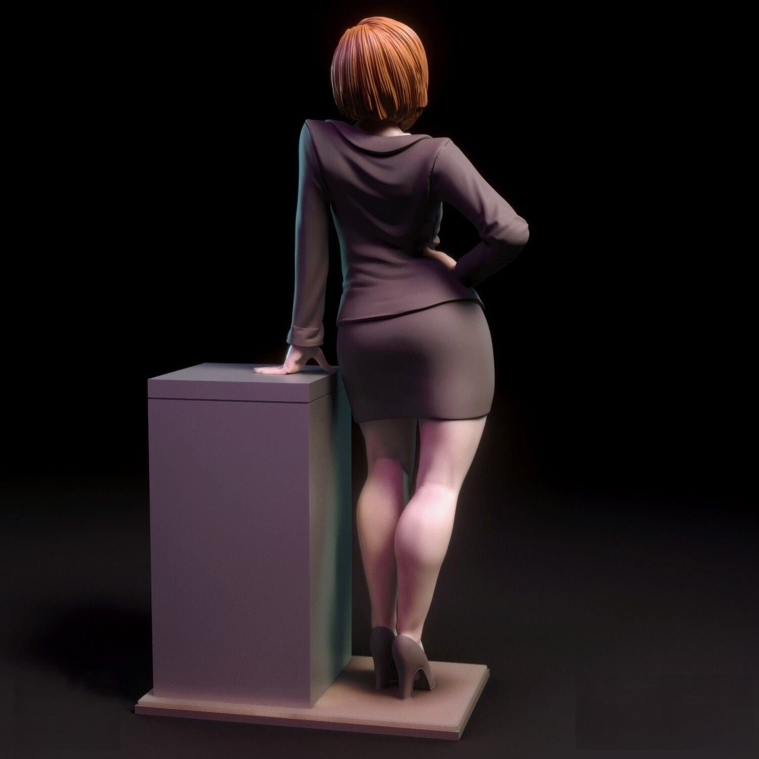 Dana Scully Special Edition - The X-Files - STL 3D Print Files - 3D Printed Garage Kit ガレージキット Resin Model Scale Figure フィギュア