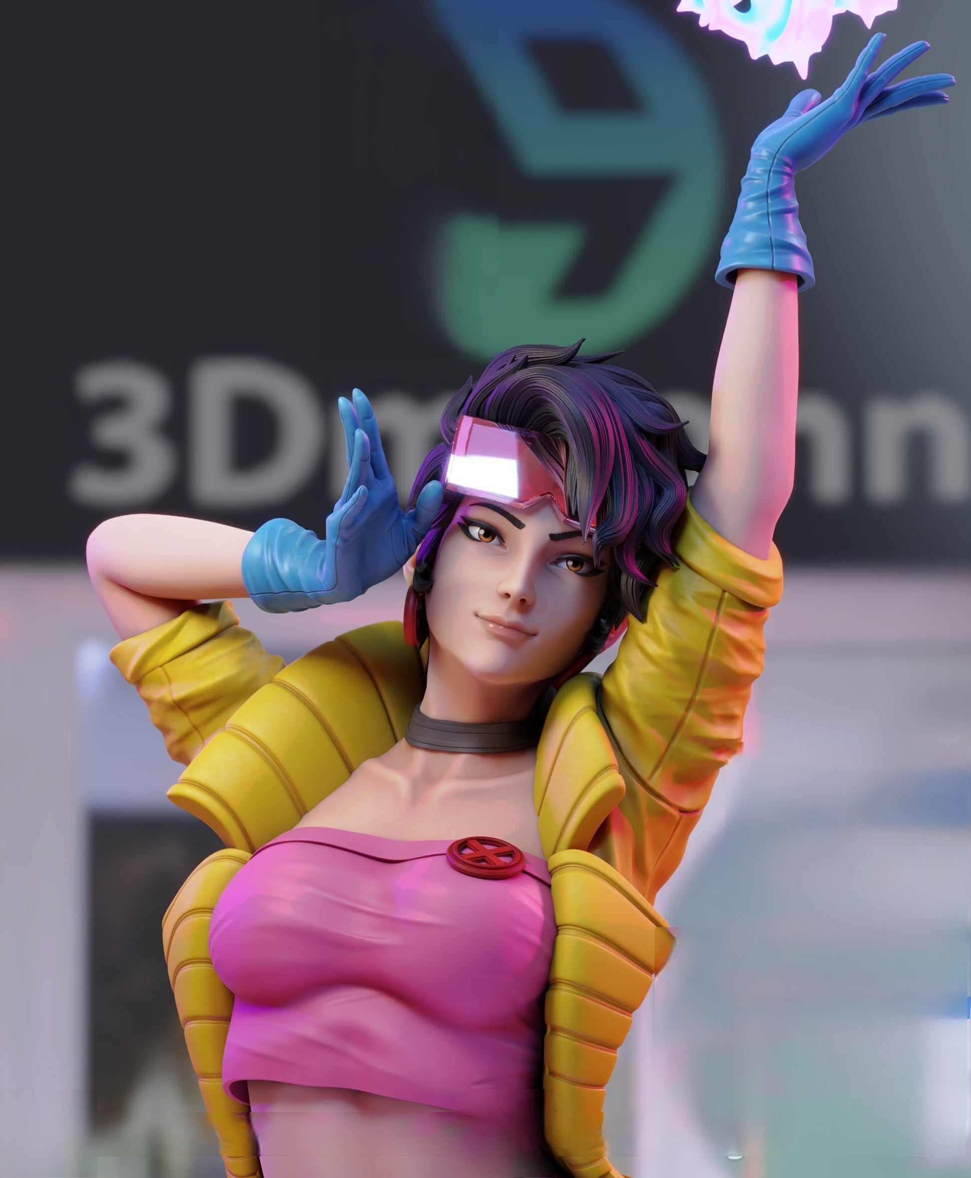 Jubilee Special Edition - X-Men Evolution 1/8 Scale - 3D Printed Garage Kit ガレージキット Resin Model Scale Figure フィギュア