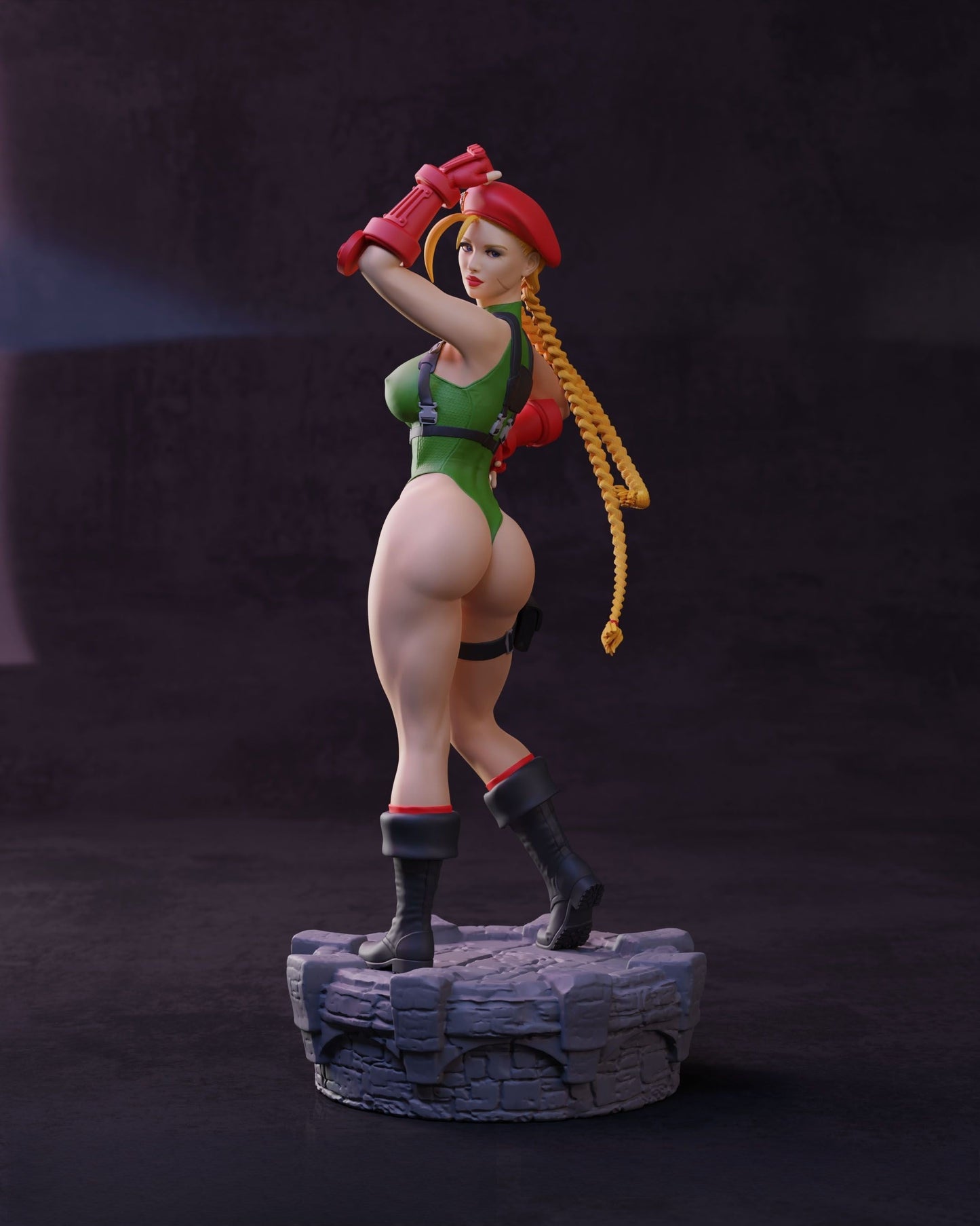 Cammy Special Edition - Street Fighter - STL 3D Print Files - 3D Printed Garage Kit ガレージキット Resin Model Scale Figure フィギュア