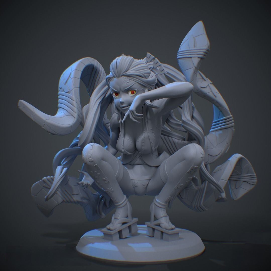 1314 Daki Special Edition - Demon Slayer - STL 3D Print Files - 3D Printed Garage Kit ガレージキット Resin Model Scale Figure フィギュア