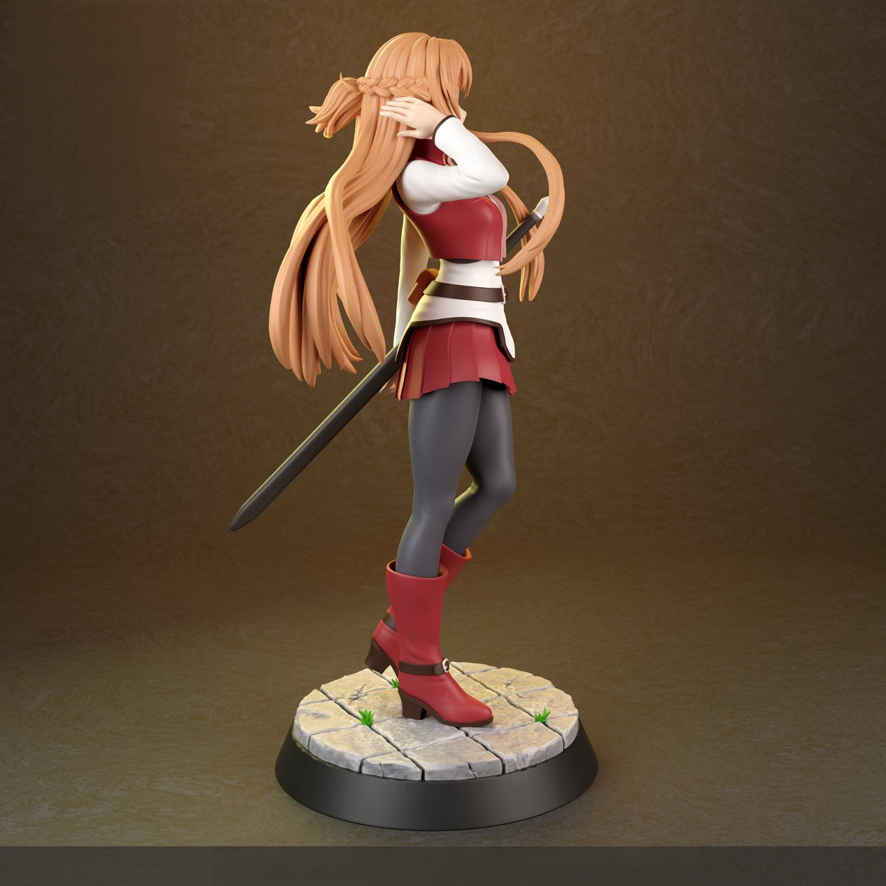 1387 Yuuki Asuna Special Edition - Sword Art Online - STL 3D Print Files - 3D Printed Garage Kit ガレージキット Resin Model Scale Figure フィギュア