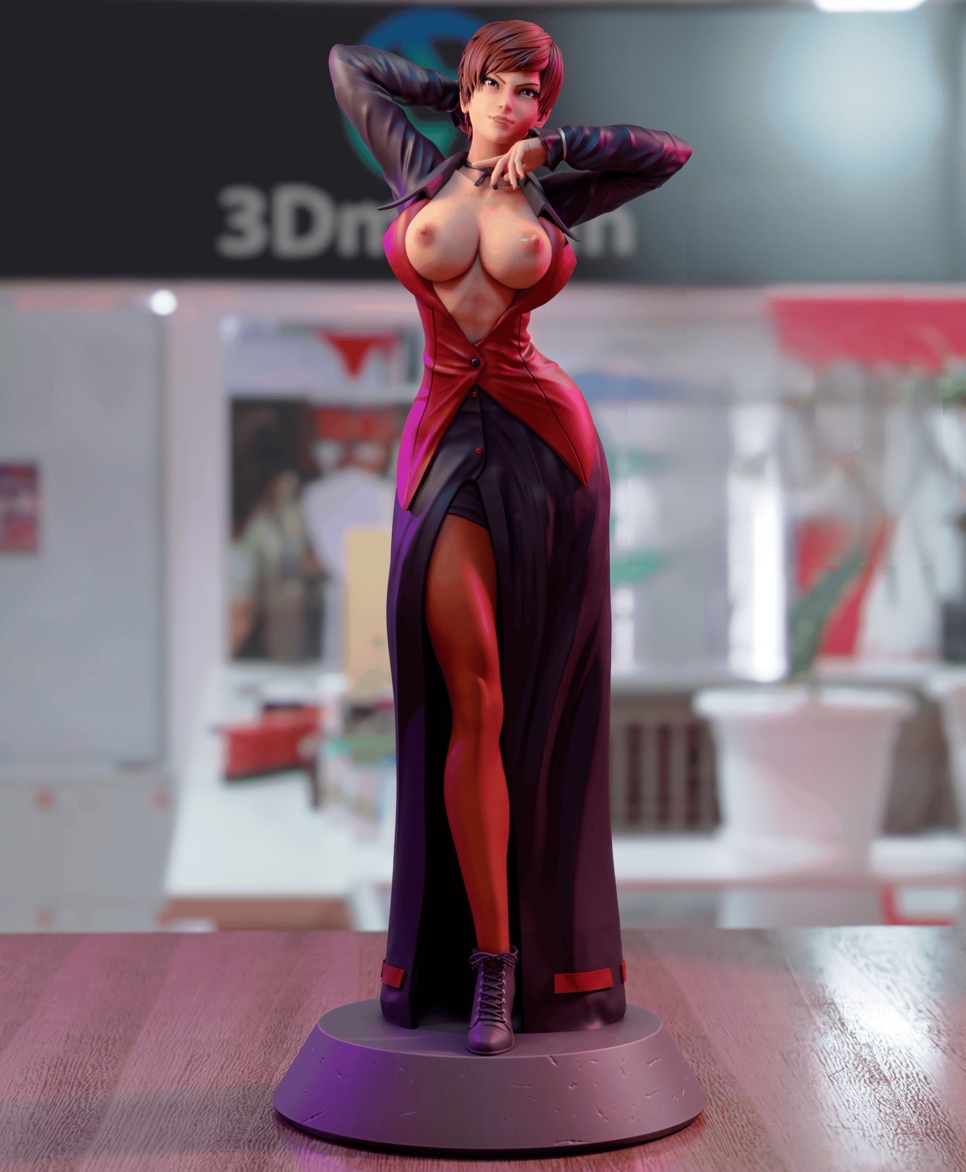 Vice Special Edition - The King of Fighters - STL 3D Print Files - 3D Printed Garage Kit ガレージキット Resin Model Scale Figure フィギュア