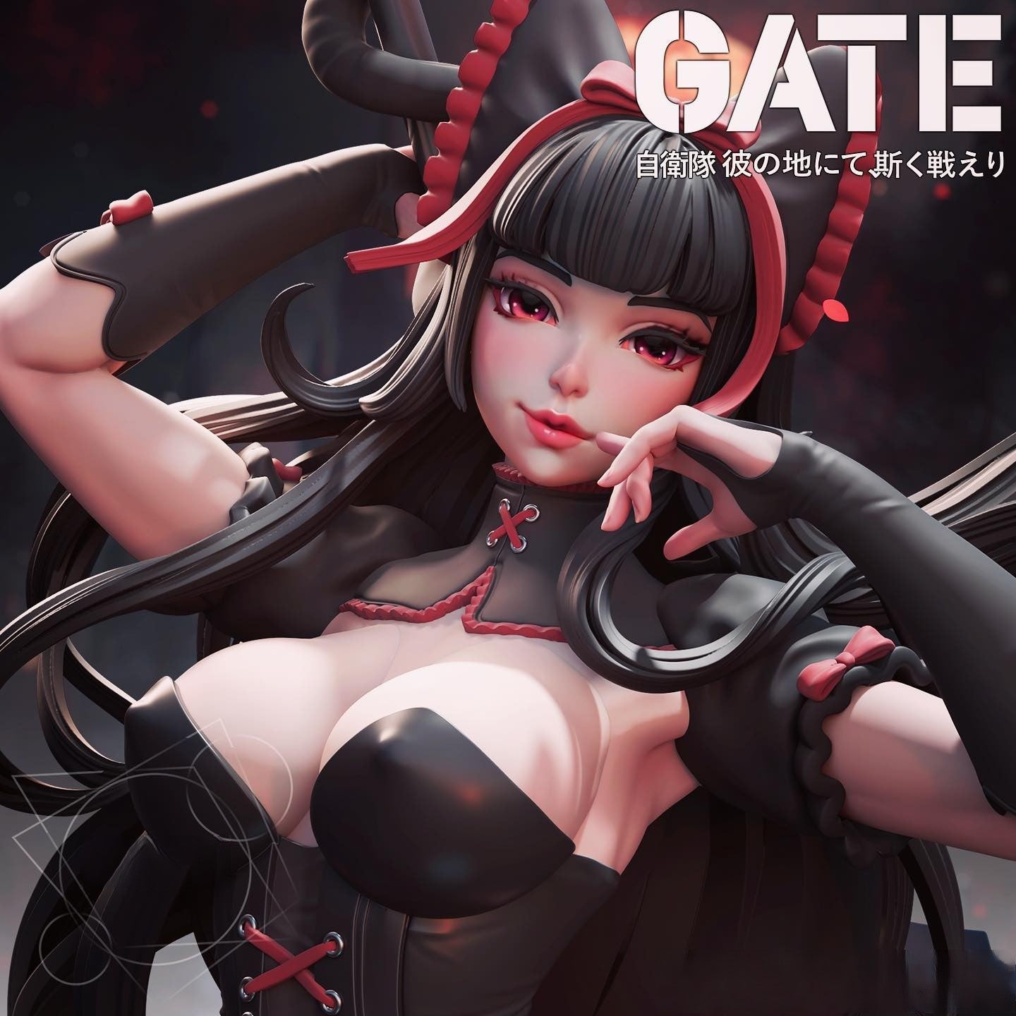Rory Mercury Special Edition - Gate - STL 3D Print Files - 3D Printed Garage Kit ガレージキット Resin Model Scale Figure フィギュア
