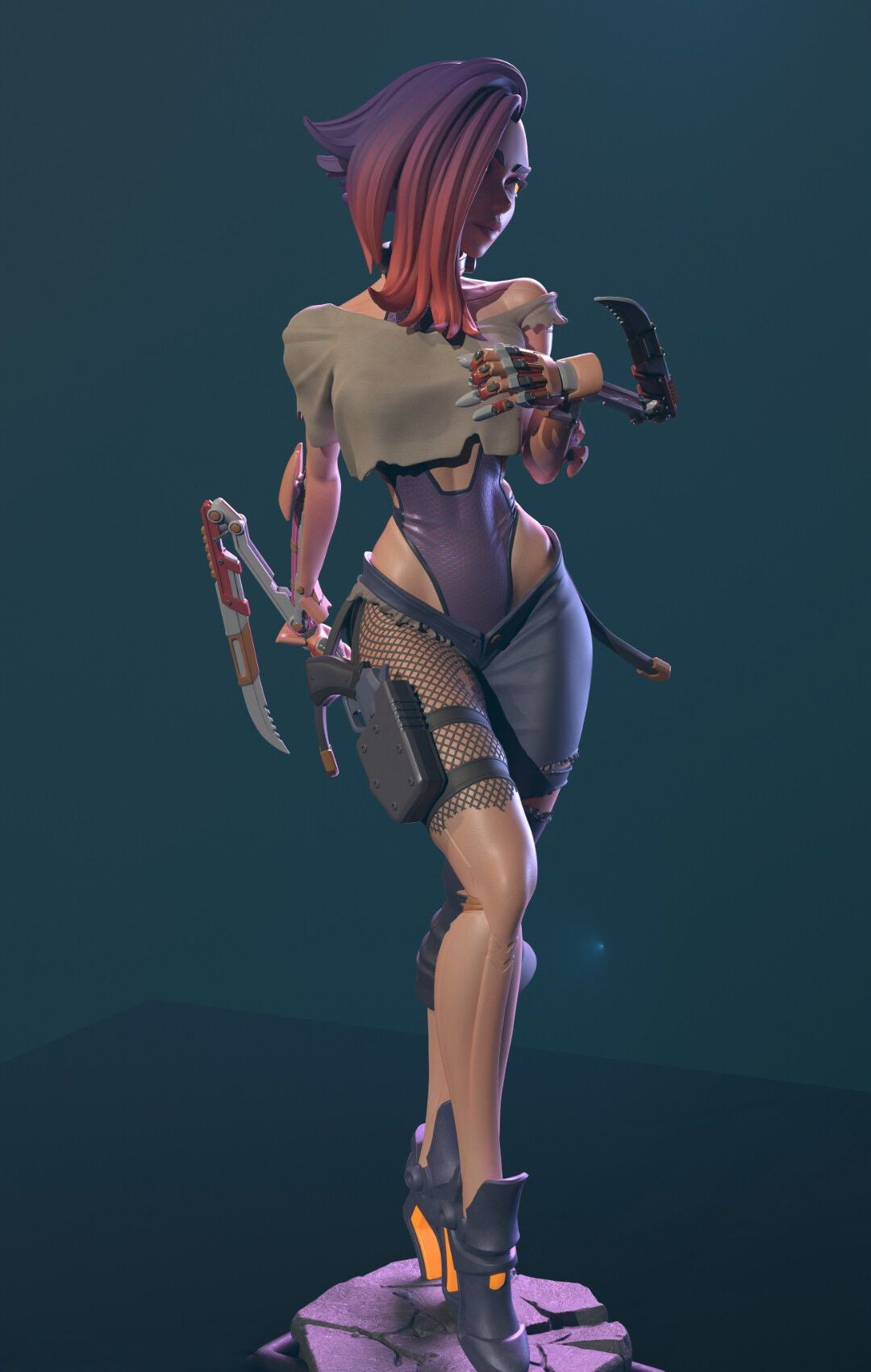 Cyberpunk Girl 1/8 Scale