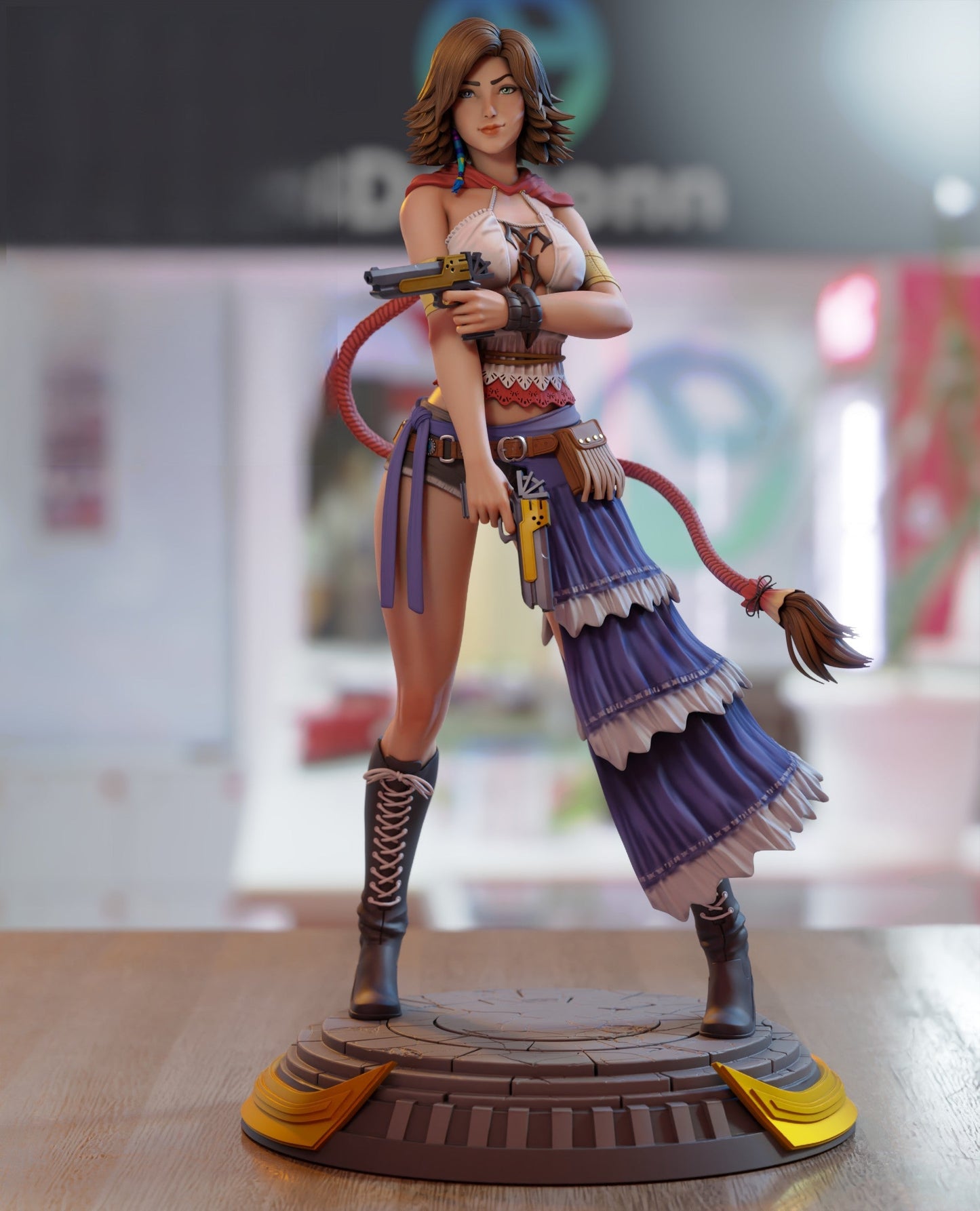 Yuna Special Edition - Final Fantasy X - STL 3D Print Files - 3D Printed Garage Kit ガレージキット Resin Model Scale Figure フィギュア