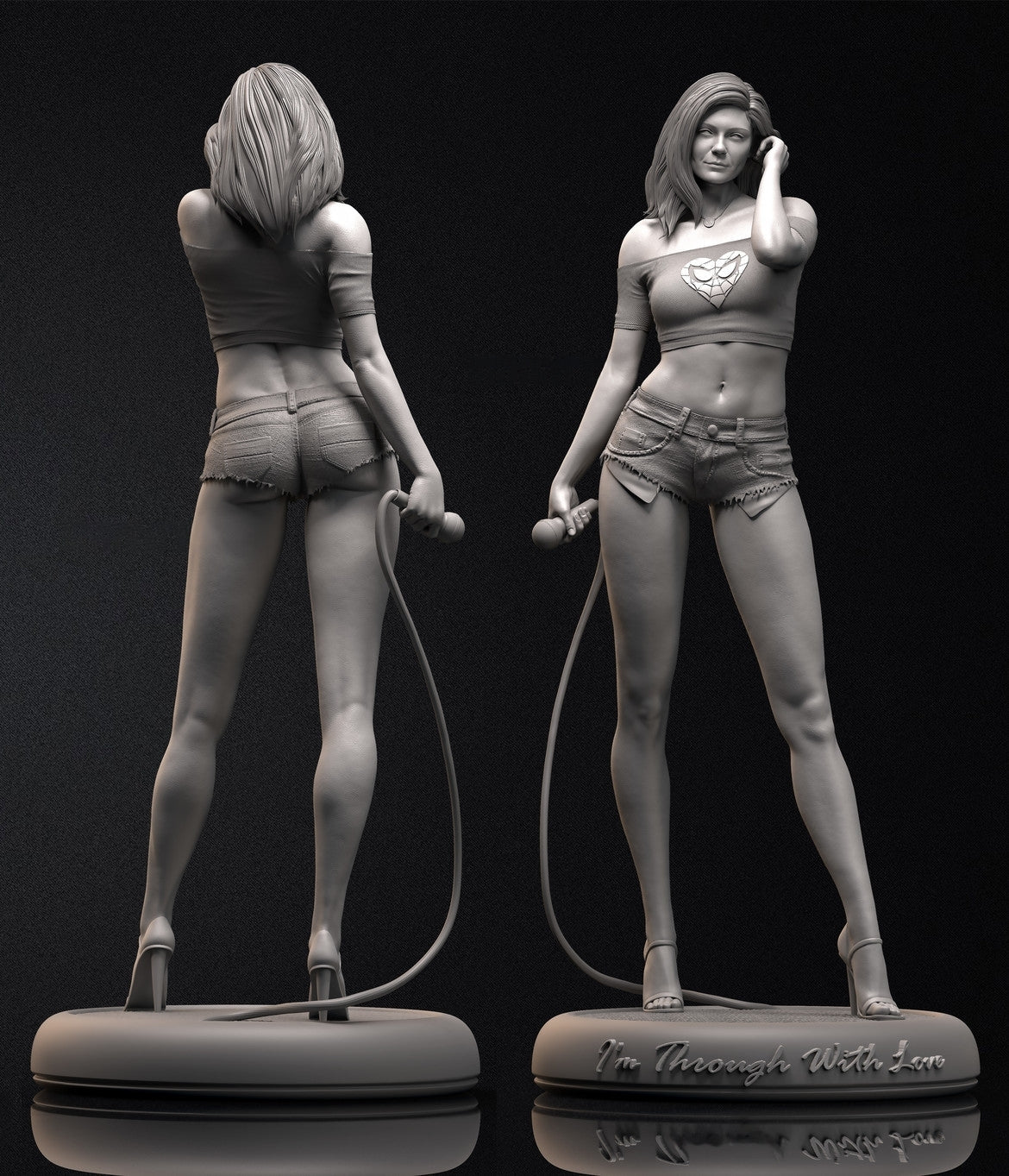 Mary Jane Watson Special Edition - STL 3D Print Files - 3D Printed Garage Kit ガレージキット Resin Model Scale Figure フィギュア