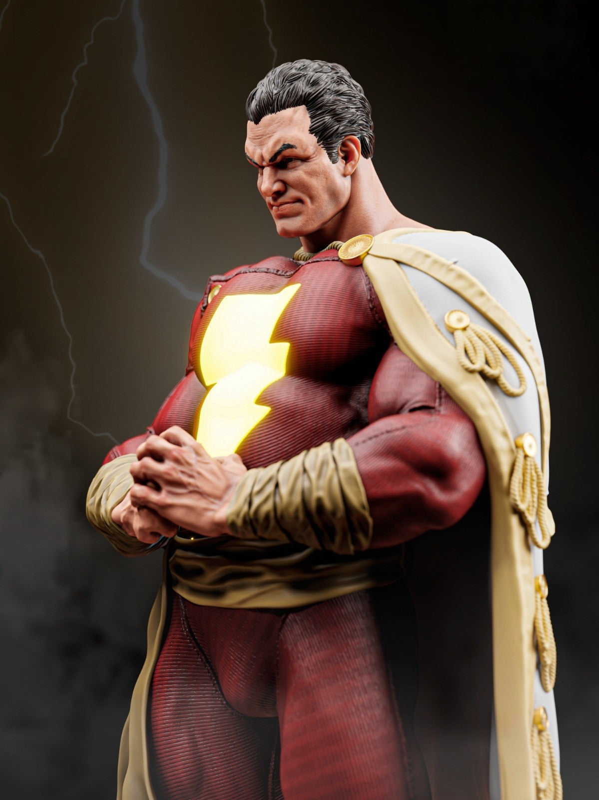 Shazam - DC Comics - STL 3D Print Files - 3D Printed Garage Kit ガレージキット Resin Model Scale Figure フィギュア