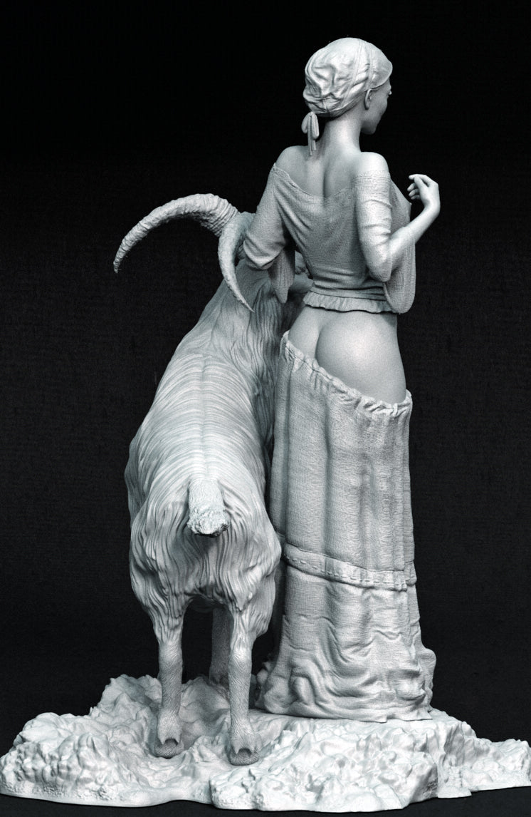 Anya Taylor Joy Special Edition - The Witch - STL 3D Print Files - 3D Printed Garage Kit ガレージキット Resin Model Scale Figure フィギュア
