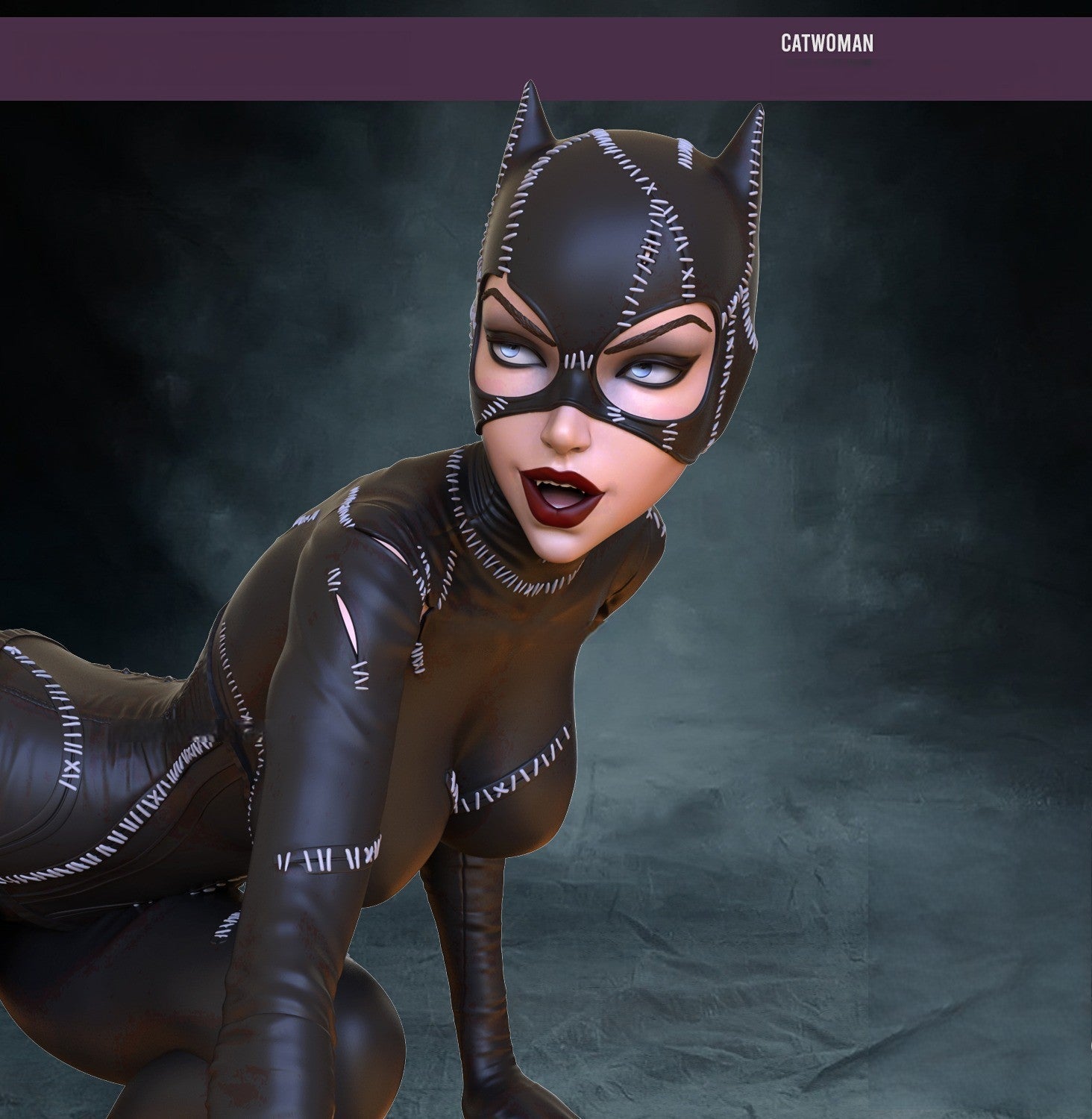 Catwoman Special Edition and Batman - DC Comics 1/8 Scale - 3D Printed Garage Kit ガレージキット Resin Model Scale Figure フィギュア