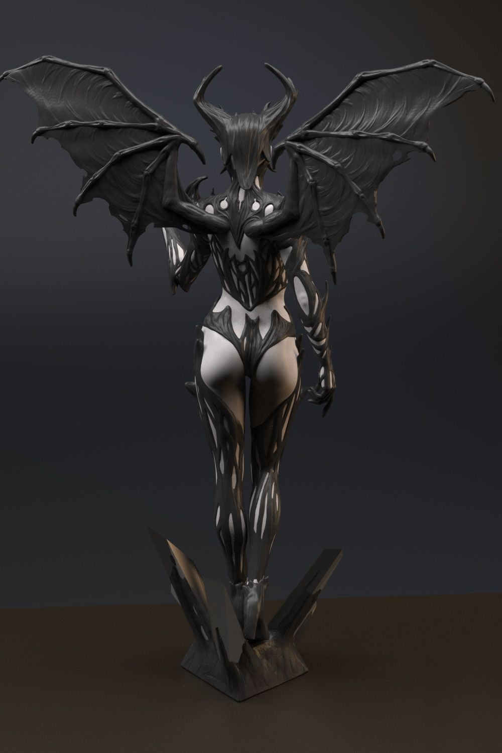 Diqual - Queen of Pain Special Edition - STL 3D Print Files - 3D Printed Garage Kit ガレージキット Resin Model Scale Figure フィギュア