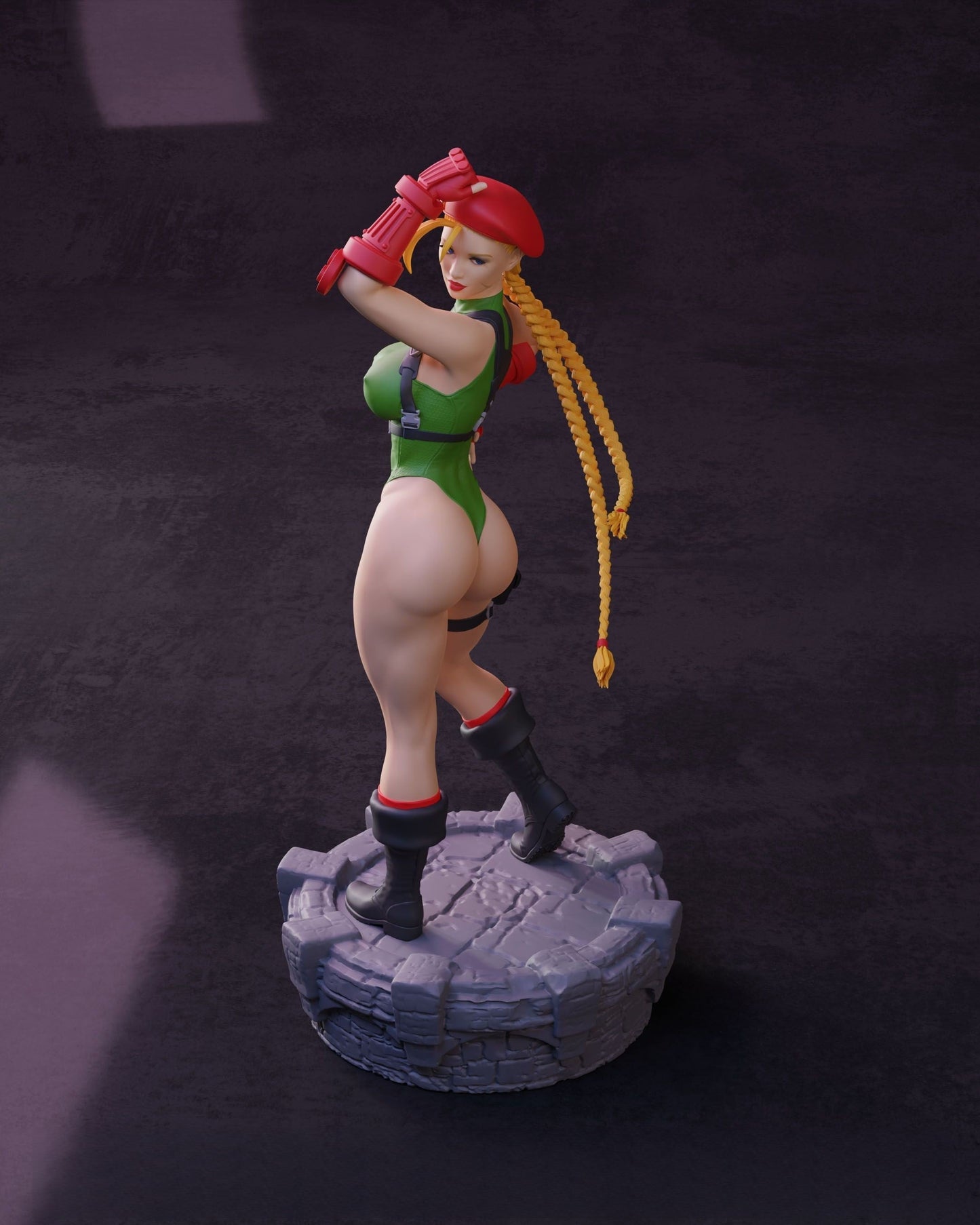 Cammy Special Edition - Street Fighter - STL 3D Print Files - 3D Printed Garage Kit ガレージキット Resin Model Scale Figure フィギュア