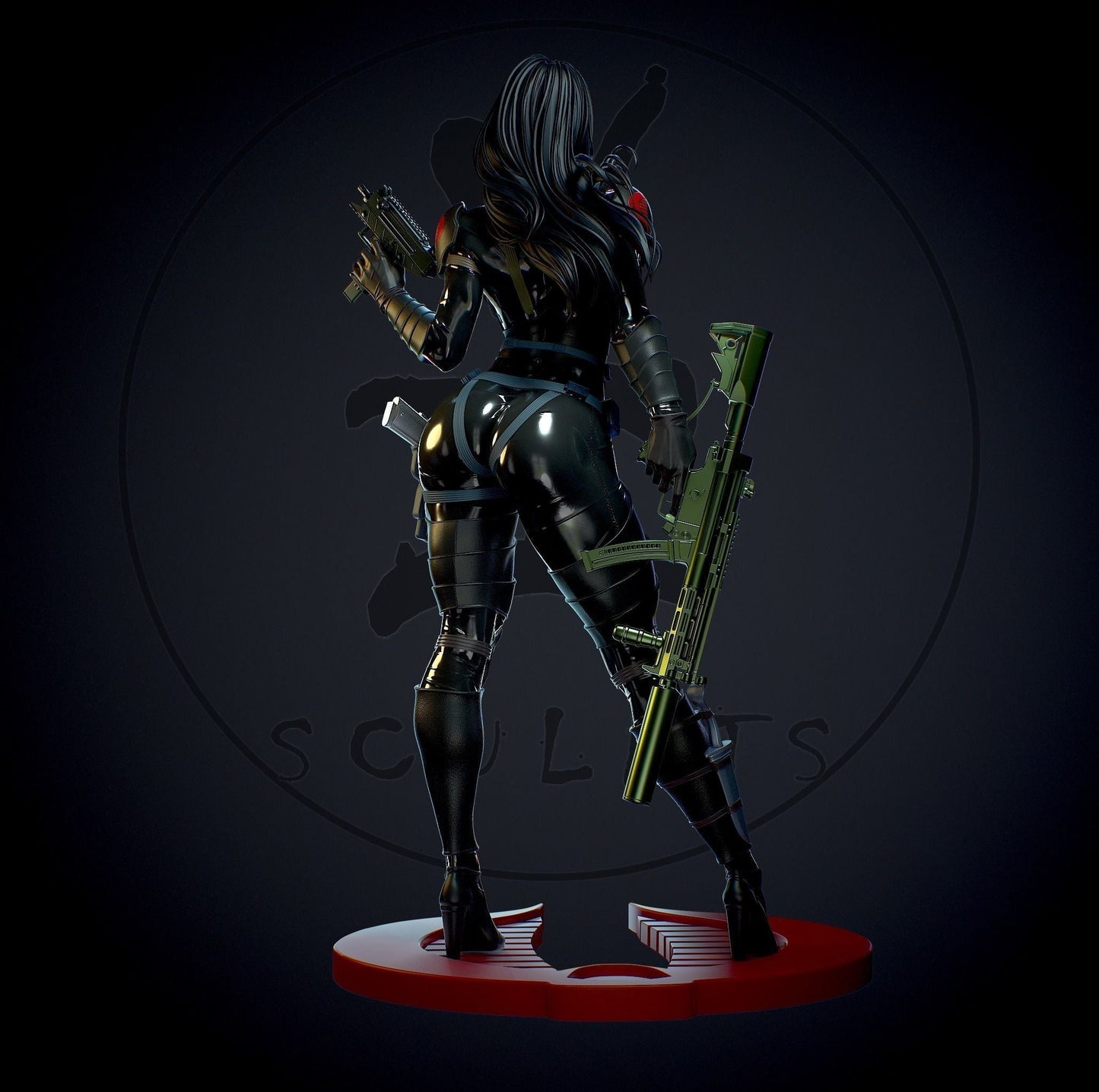 Baroness Special Edition - G.I. Joe - STL 3D Print Files - 3D Printed Garage Kit ガレージキット Resin Model Scale Figure フィギュア