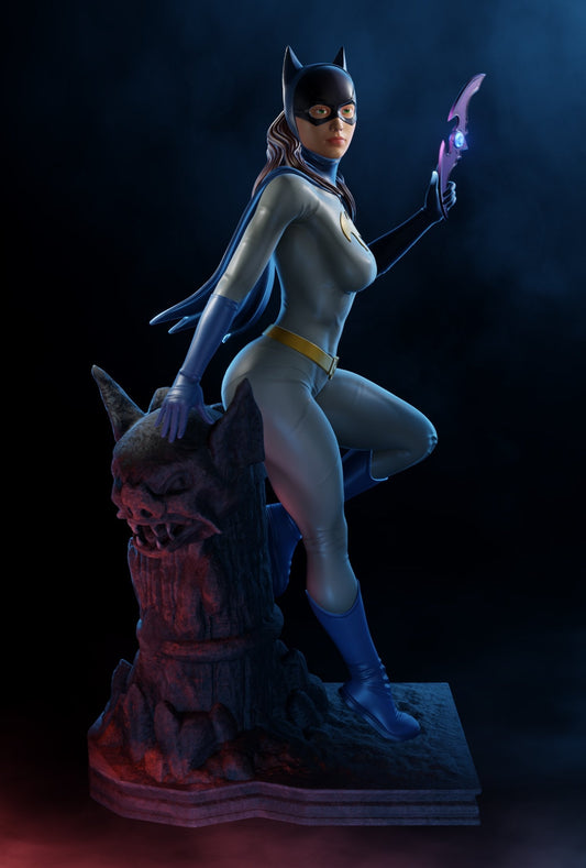 1265 BatGirl - DC COMICS - STL 3D Print Files - 3D Printed Garage Kit ガレージキット Resin Model Scale Figure フィギュア