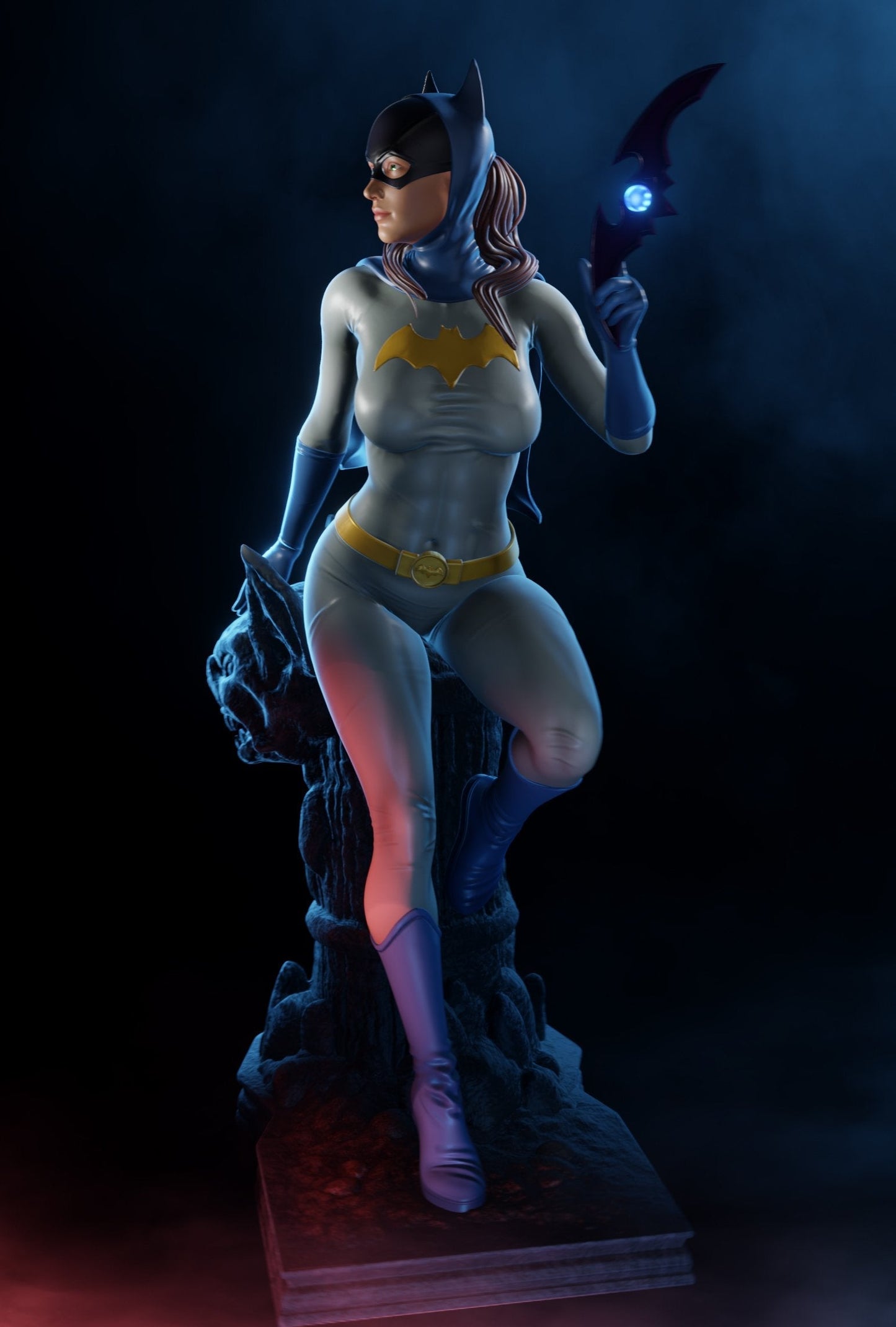 1265 BatGirl - DC COMICS - STL 3D Print Files - 3D Printed Garage Kit ガレージキット Resin Model Scale Figure フィギュア
