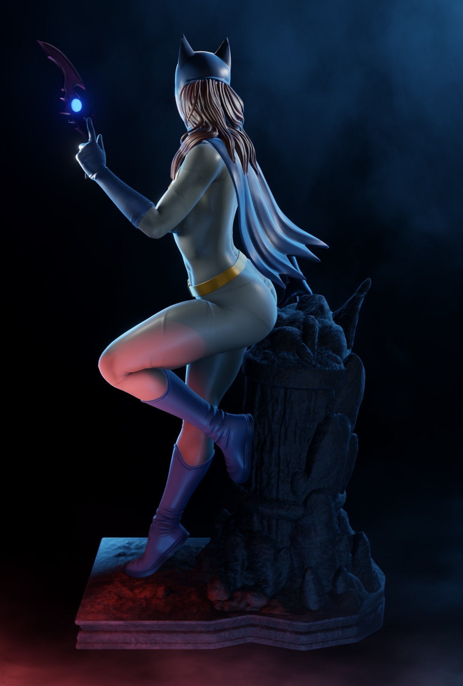 1265 BatGirl - DC COMICS - STL 3D Print Files - 3D Printed Garage Kit ガレージキット Resin Model Scale Figure フィギュア