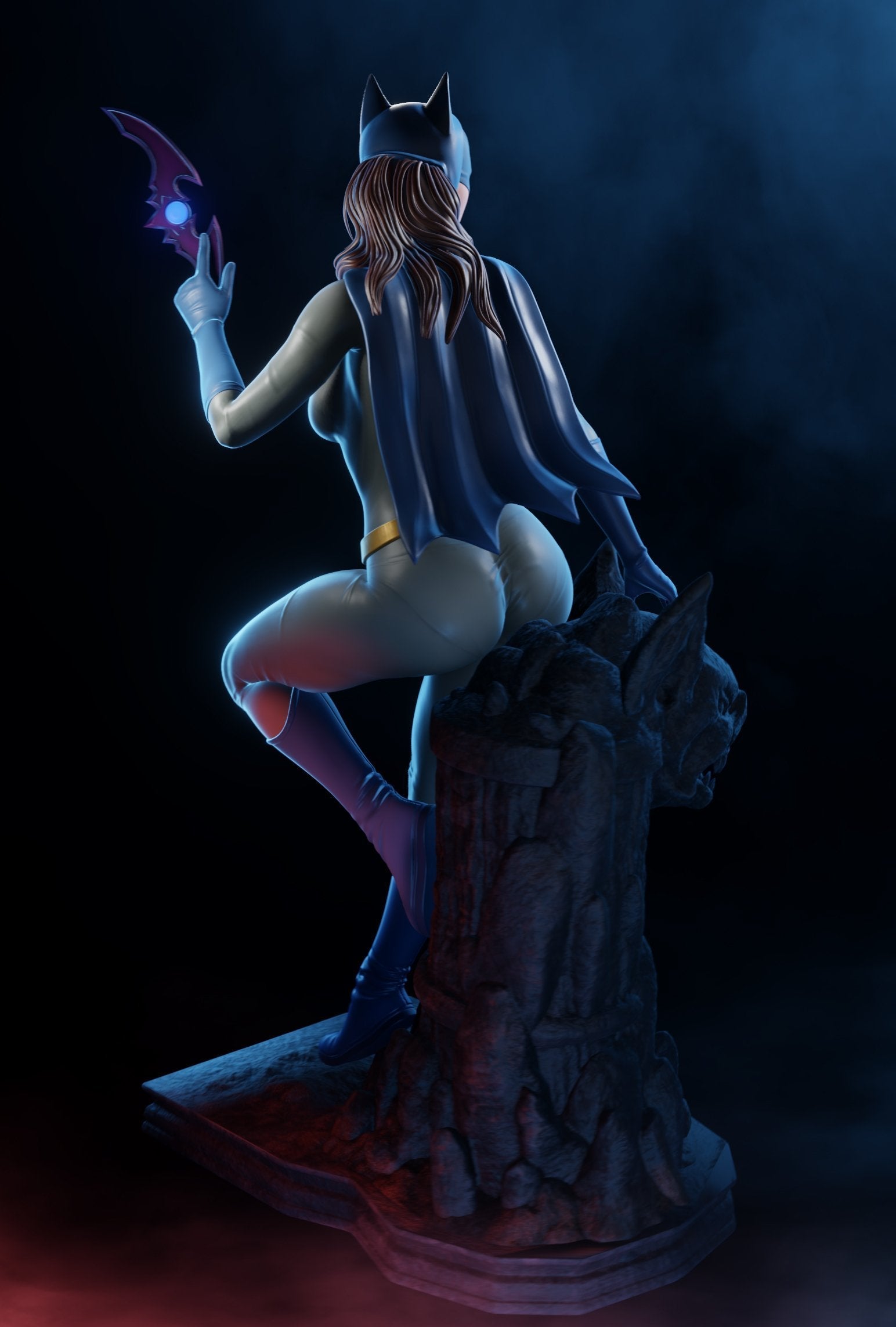 1265 BatGirl - DC COMICS - STL 3D Print Files - 3D Printed Garage Kit ガレージキット Resin Model Scale Figure フィギュア