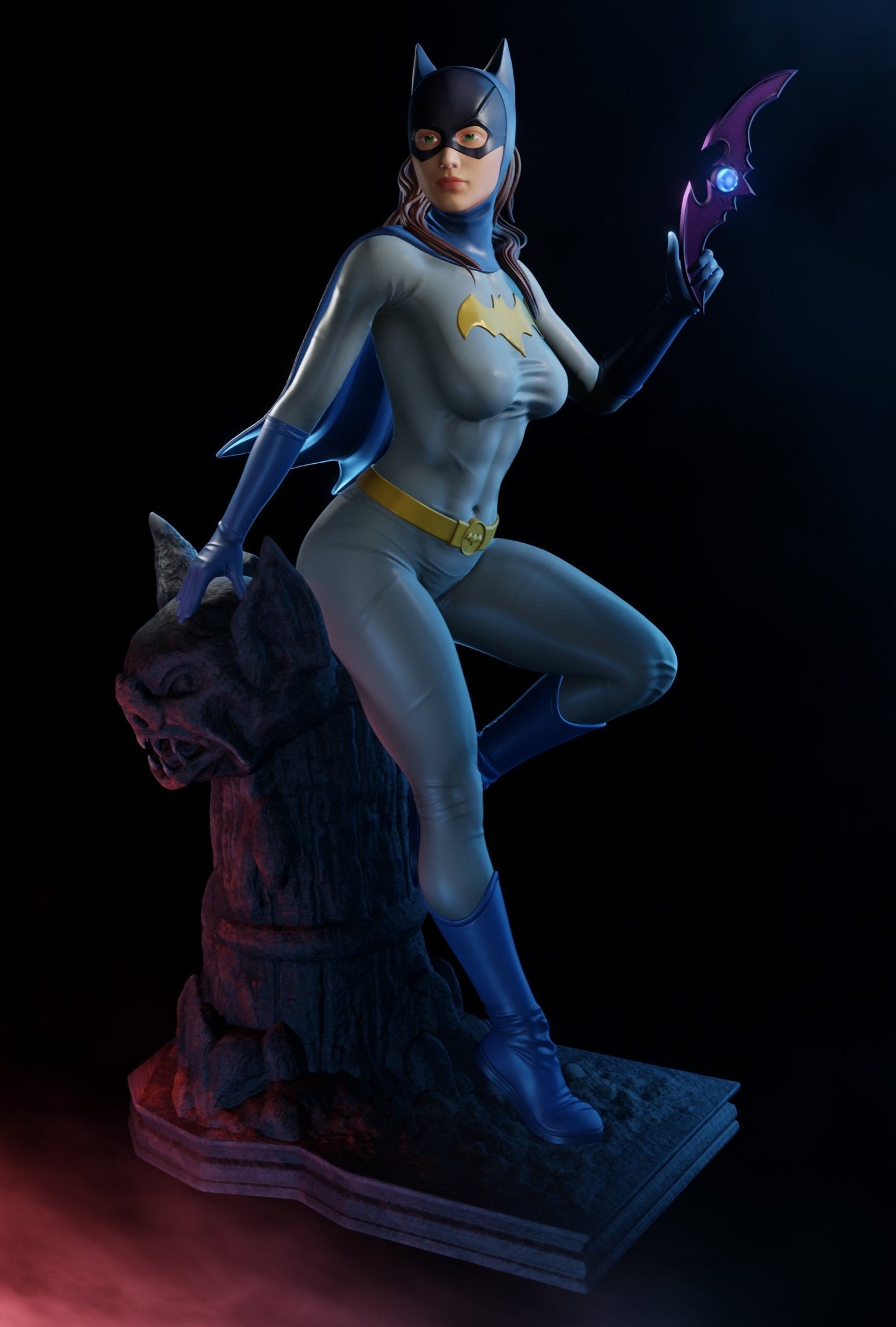 1265 BatGirl - DC COMICS - STL 3D Print Files - 3D Printed Garage Kit ガレージキット Resin Model Scale Figure フィギュア