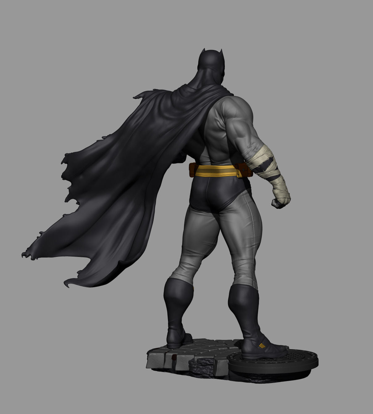 Batman Muscle - STL 3D Print Files - 3D Printed Garage Kit ガレージキット Resin Model Scale Figure フィギュア