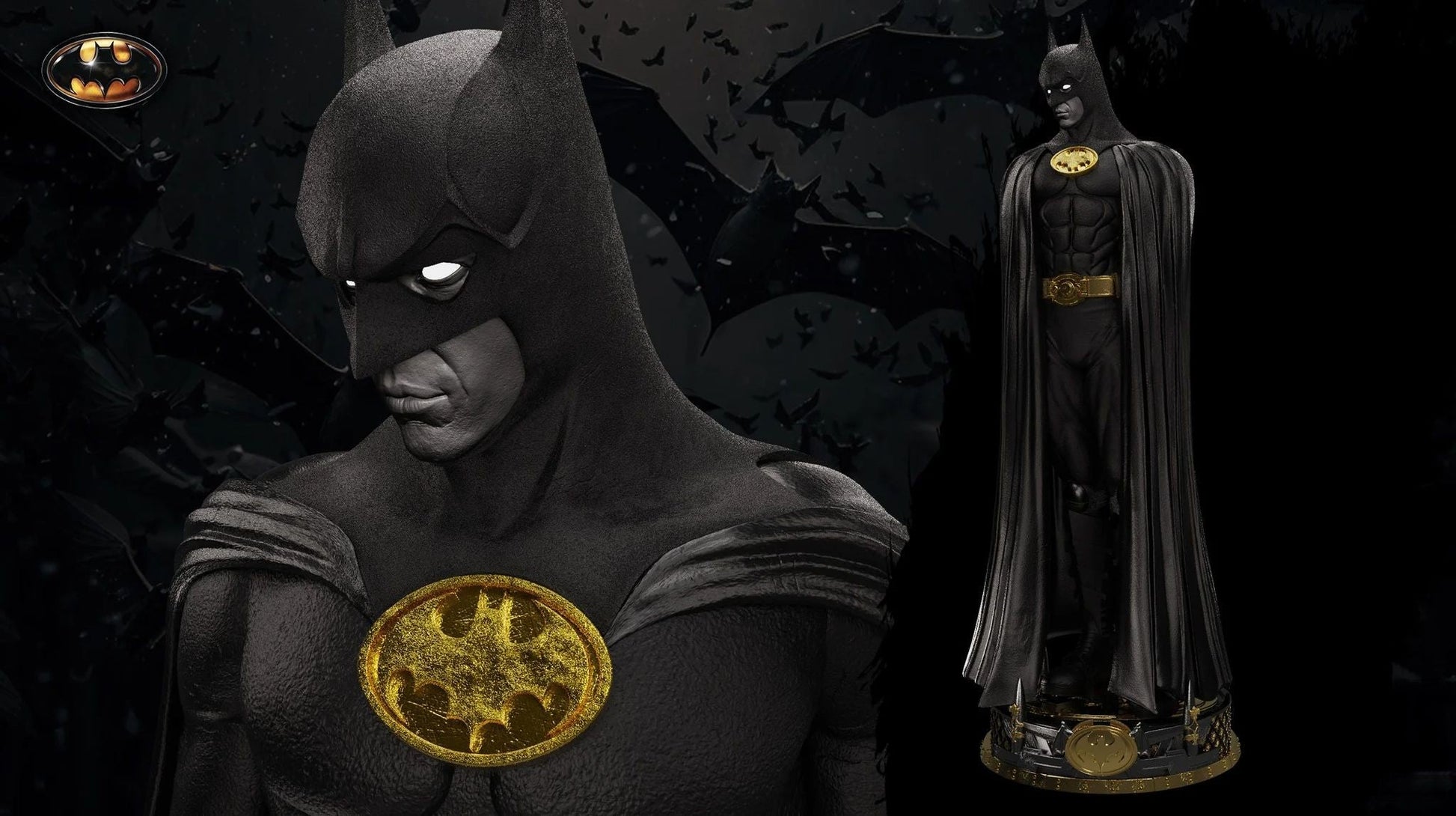 Batman 1989 - STL 3D Print Files - 3D Printed Garage Kit ガレージキット Resin Model Scale Figure フィギュア