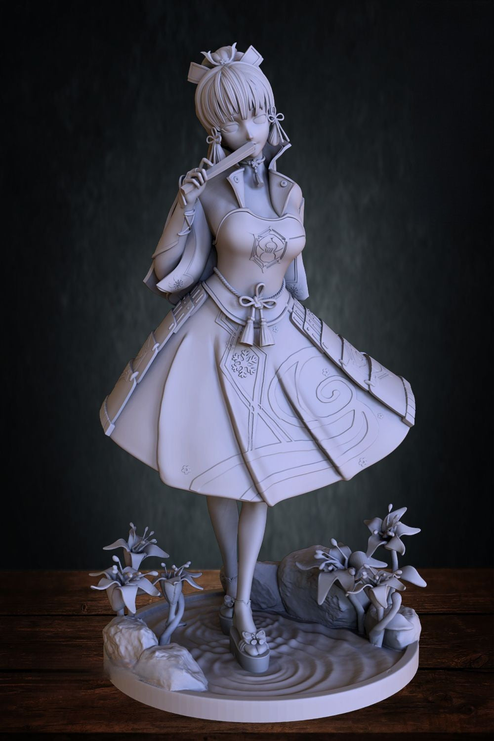 Kamisato Ayaka Special Edition - Genshin Impact - STL 3D Print Files - 3D Printed Garage Kit ガレージキット Resin Model Scale Figure フィギュア