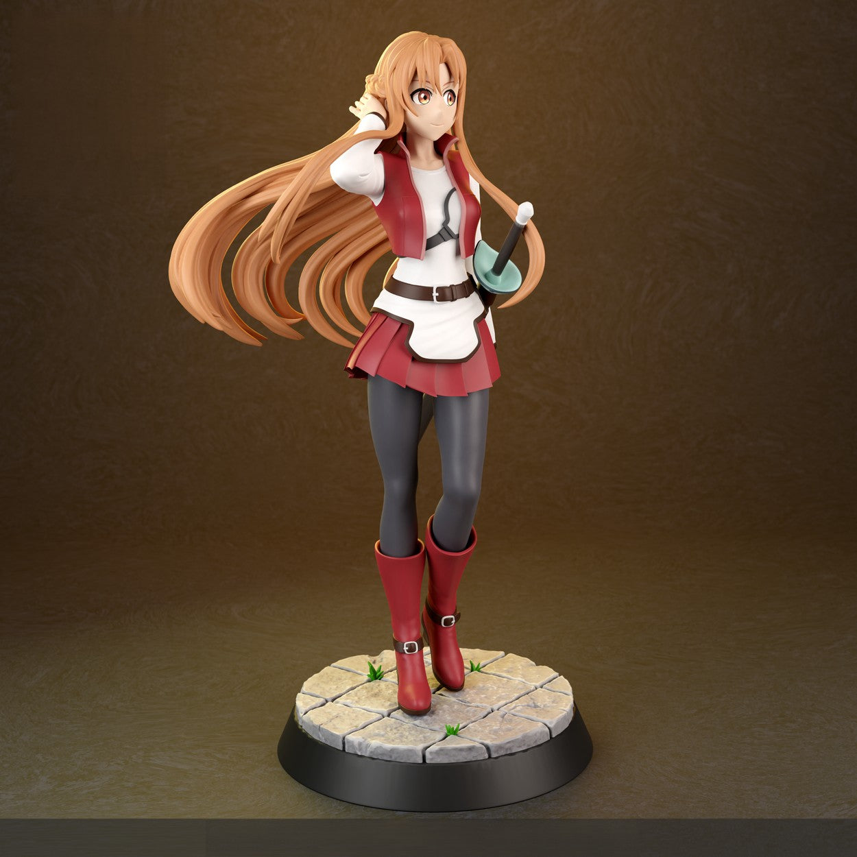 1387 Yuuki Asuna Special Edition - Sword Art Online - STL 3D Print Files - 3D Printed Garage Kit ガレージキット Resin Model Scale Figure フィギュア