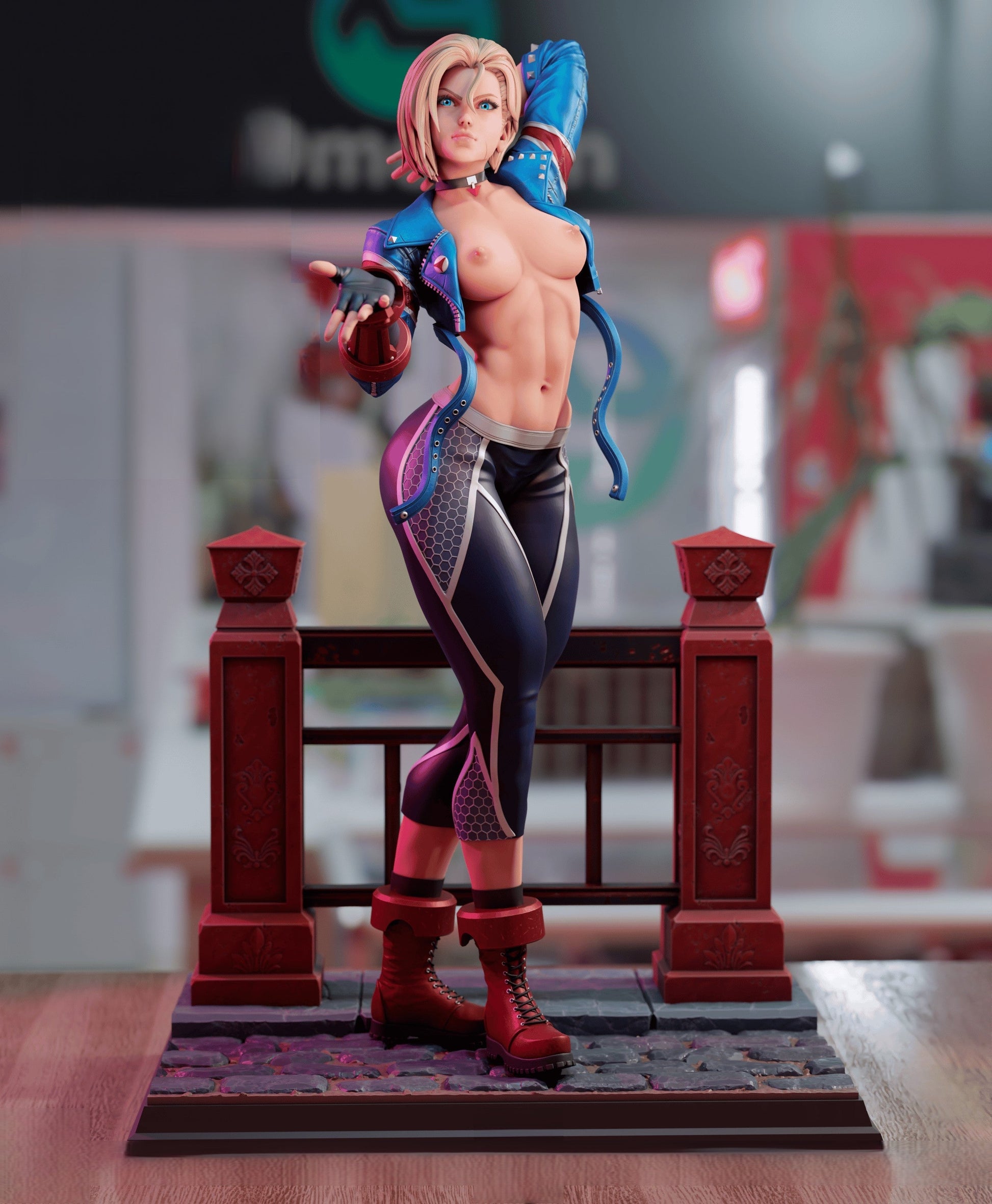 1406 Cammy Special Edition - Street Fighter - STL 3D Print Files - 3D Printed Garage Kit ガレージキット Resin Model Scale Figure フィギュア