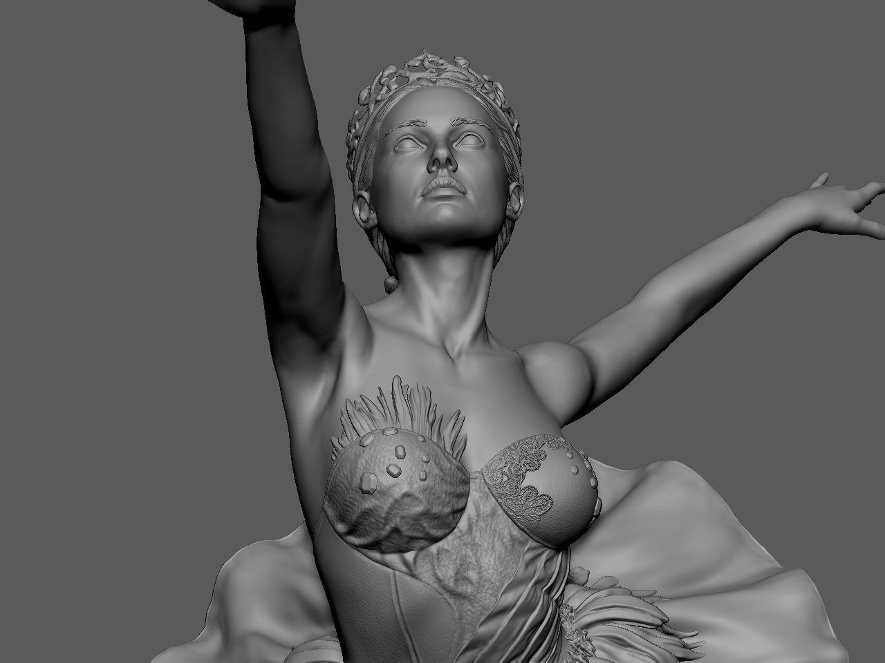 Black Swan Special Edition - STL 3D Print Files - 3D Printed Garage Kit ガレージキット Resin Model Scale Figure フィギュア