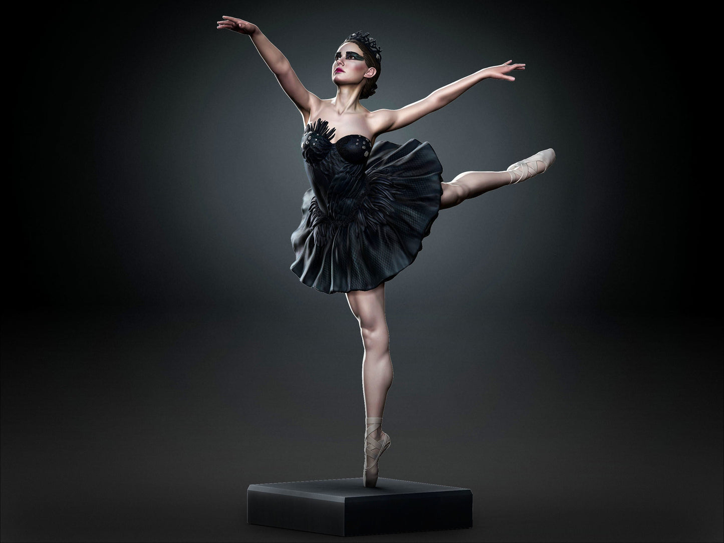 Black Swan Special Edition - STL 3D Print Files - 3D Printed Garage Kit ガレージキット Resin Model Scale Figure フィギュア