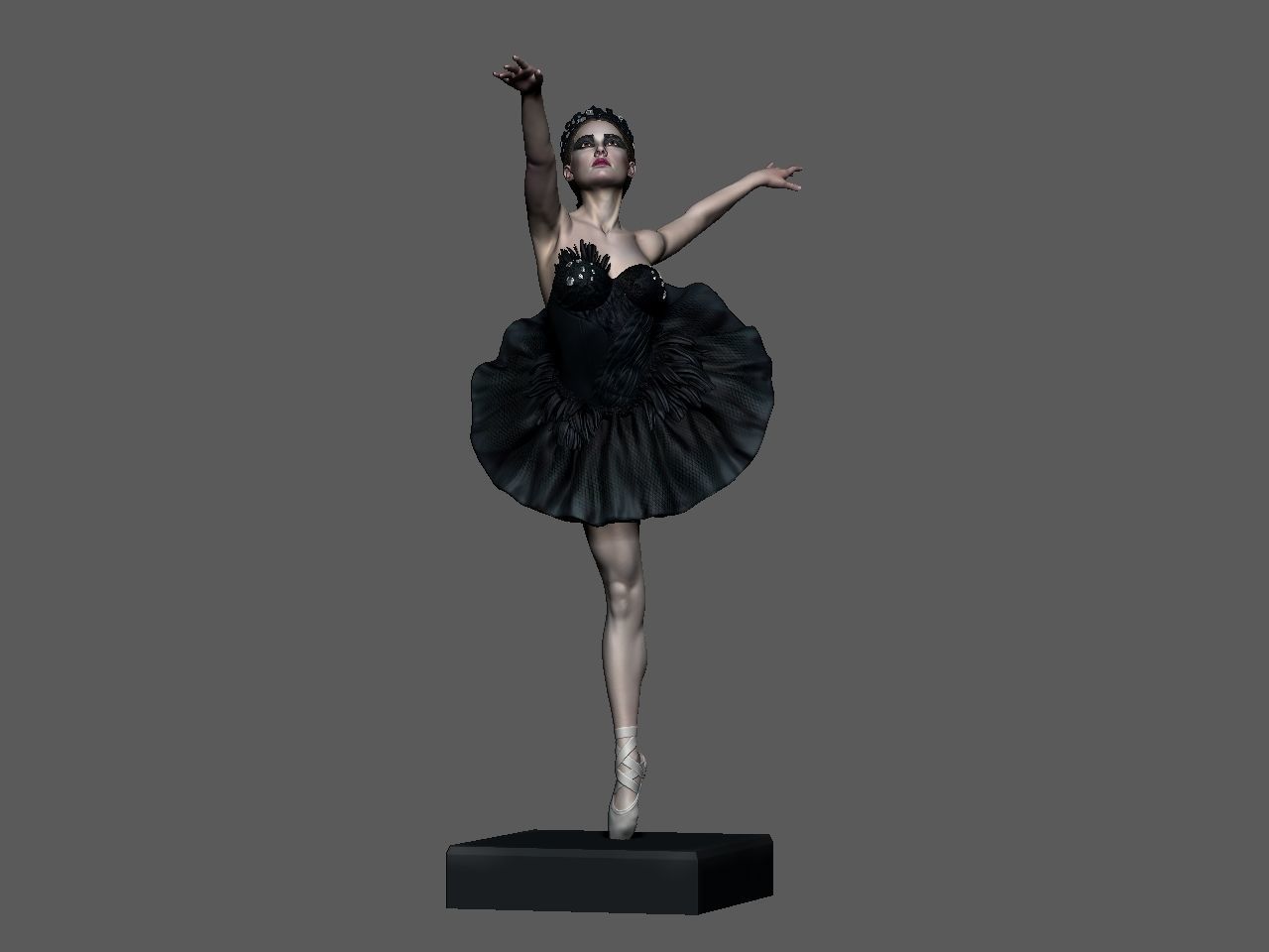Black Swan Special Edition - STL 3D Print Files - 3D Printed Garage Kit ガレージキット Resin Model Scale Figure フィギュア