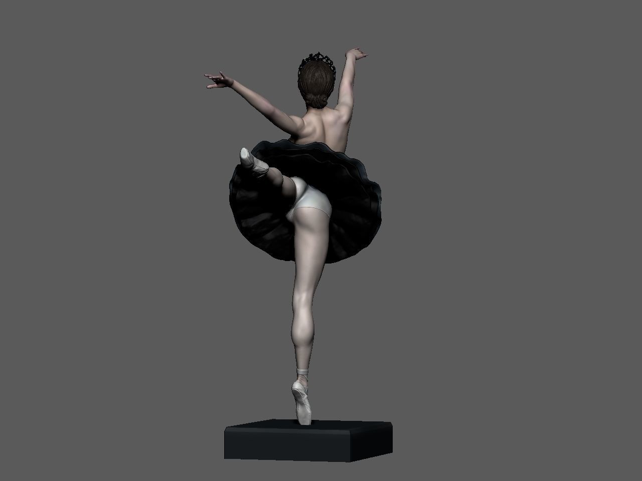 Black Swan Special Edition - STL 3D Print Files - 3D Printed Garage Kit ガレージキット Resin Model Scale Figure フィギュア