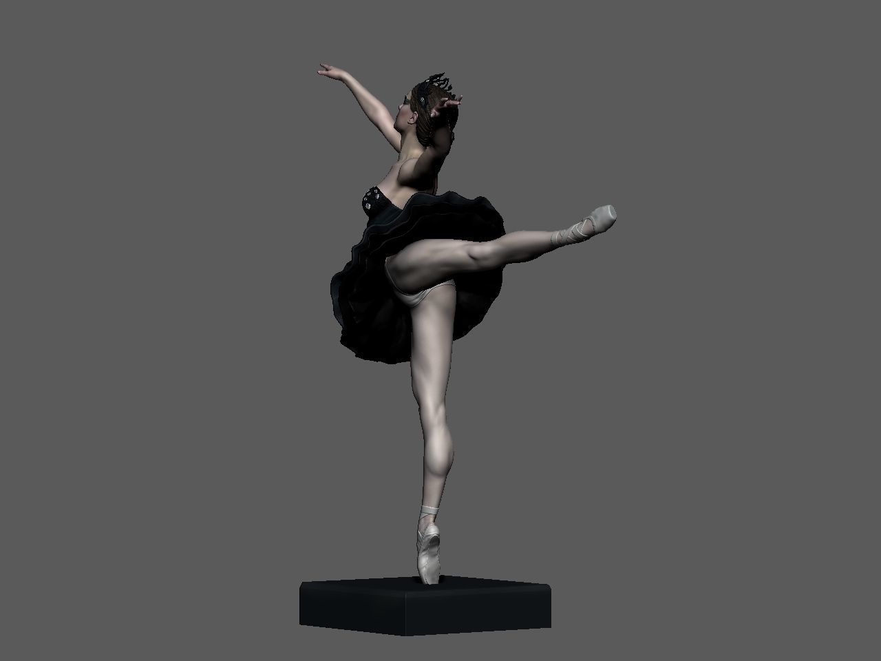 Black Swan Special Edition - STL 3D Print Files - 3D Printed Garage Kit ガレージキット Resin Model Scale Figure フィギュア