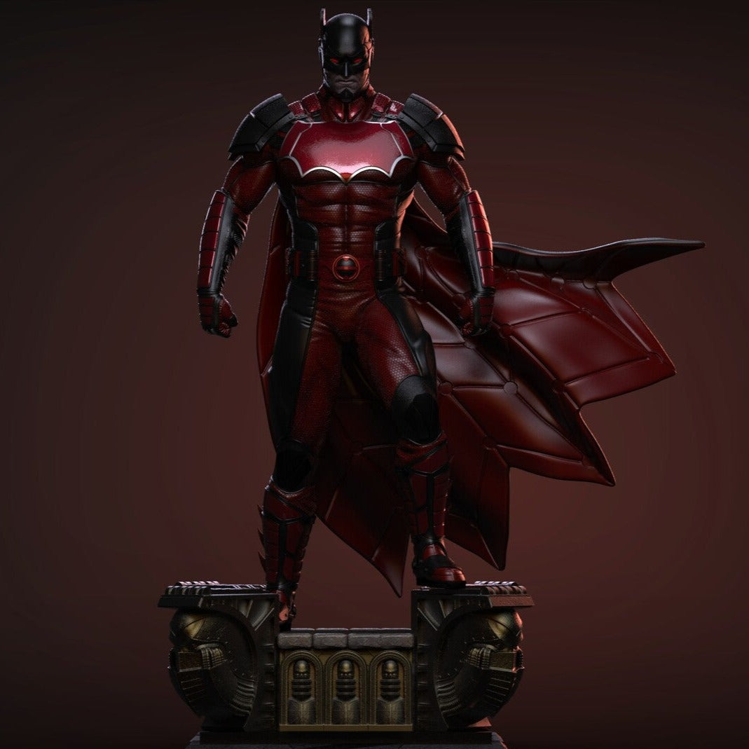 Justice League 3000 Batman - Arkham Knight - STL 3D Print Files - 3D Printed Garage Kit ガレージキット Resin Model Scale Figure フィギュア