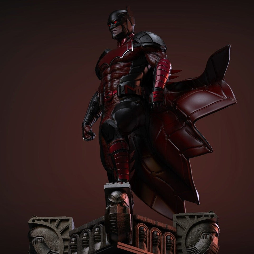 Justice League 3000 Batman - Arkham Knight - STL 3D Print Files - 3D Printed Garage Kit ガレージキット Resin Model Scale Figure フィギュア