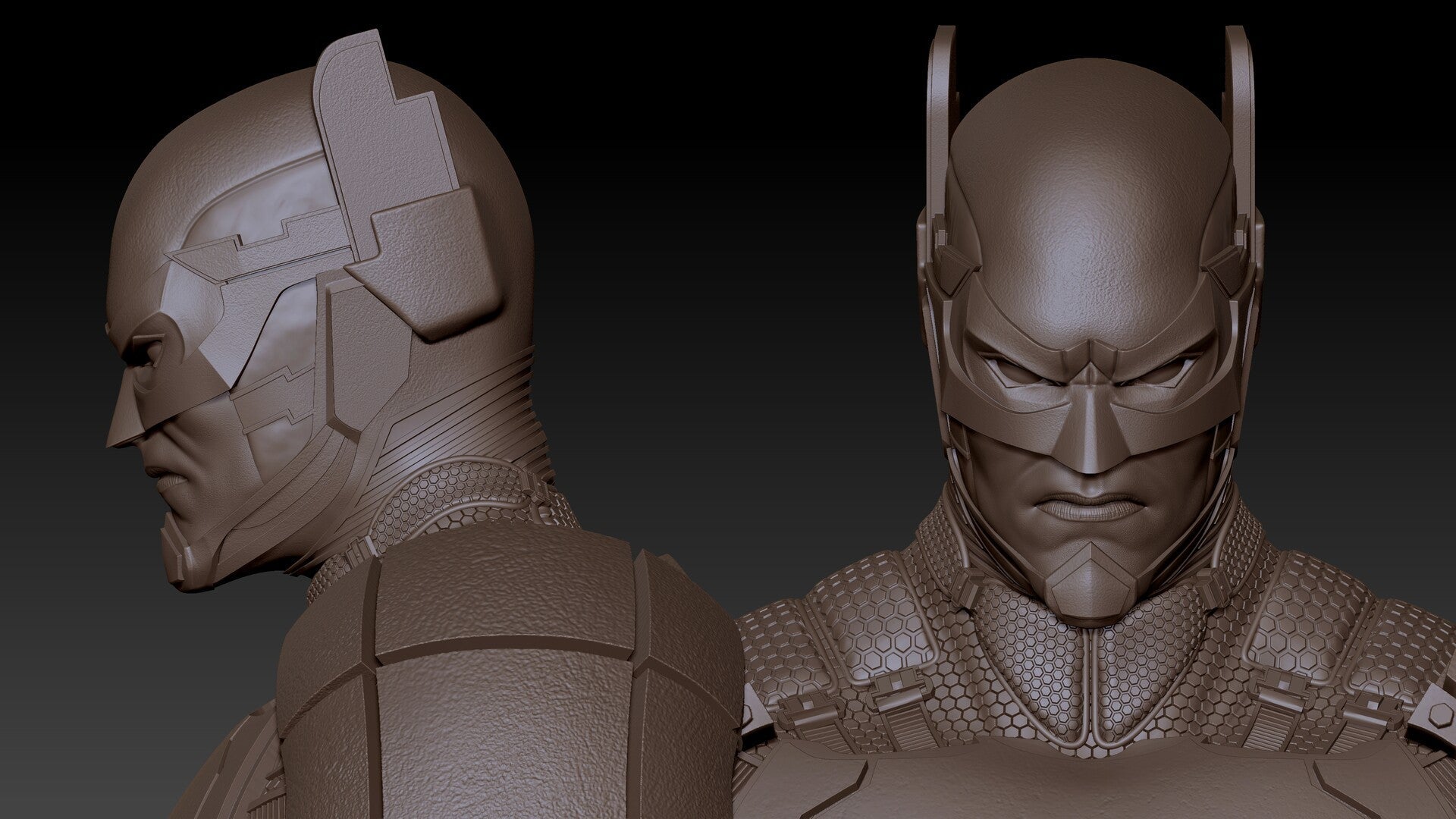 Justice League 3000 Batman - Arkham Knight - STL 3D Print Files - 3D Printed Garage Kit ガレージキット Resin Model Scale Figure フィギュア