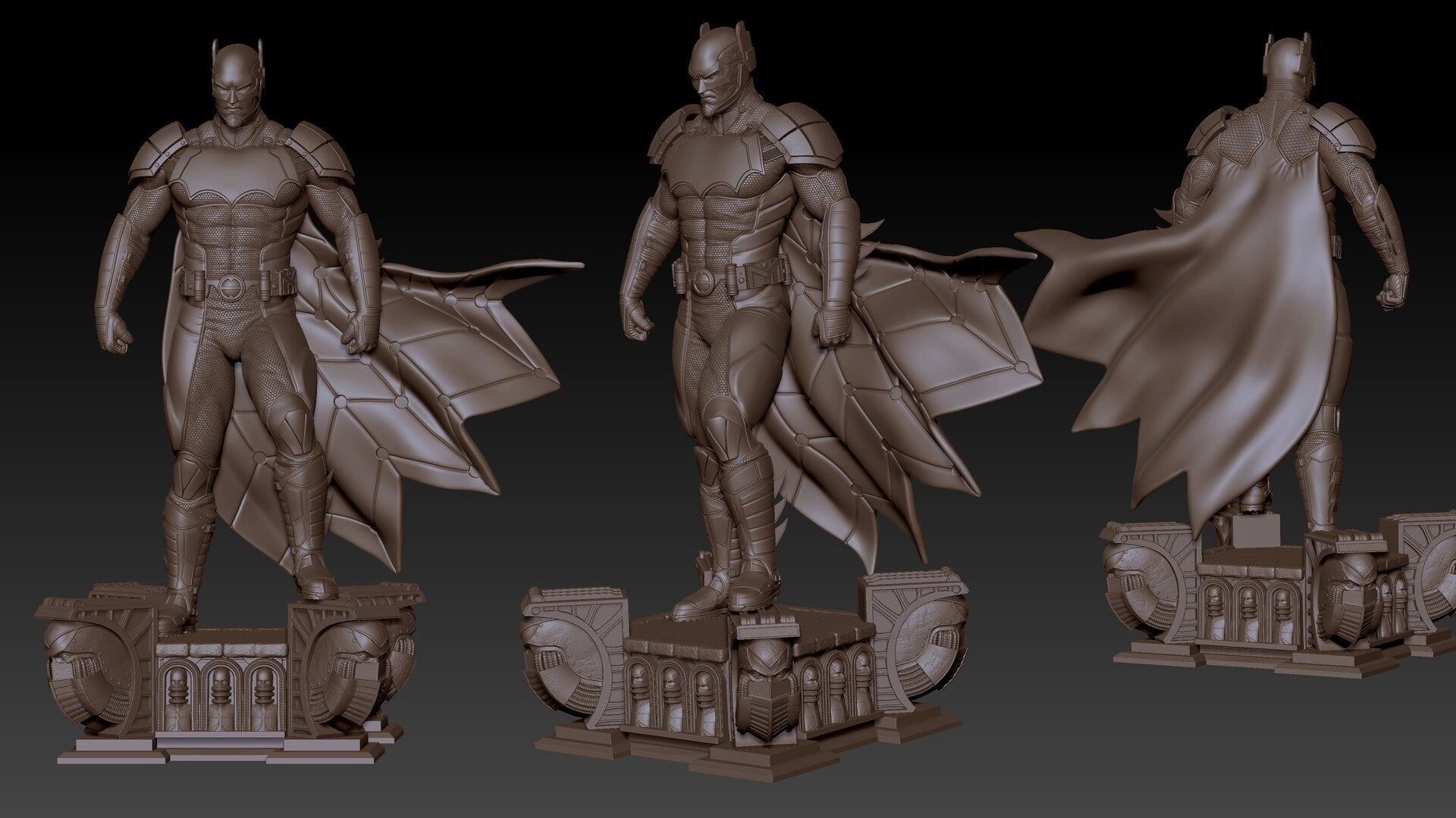 Justice League 3000 Batman - Arkham Knight - STL 3D Print Files - 3D Printed Garage Kit ガレージキット Resin Model Scale Figure フィギュア