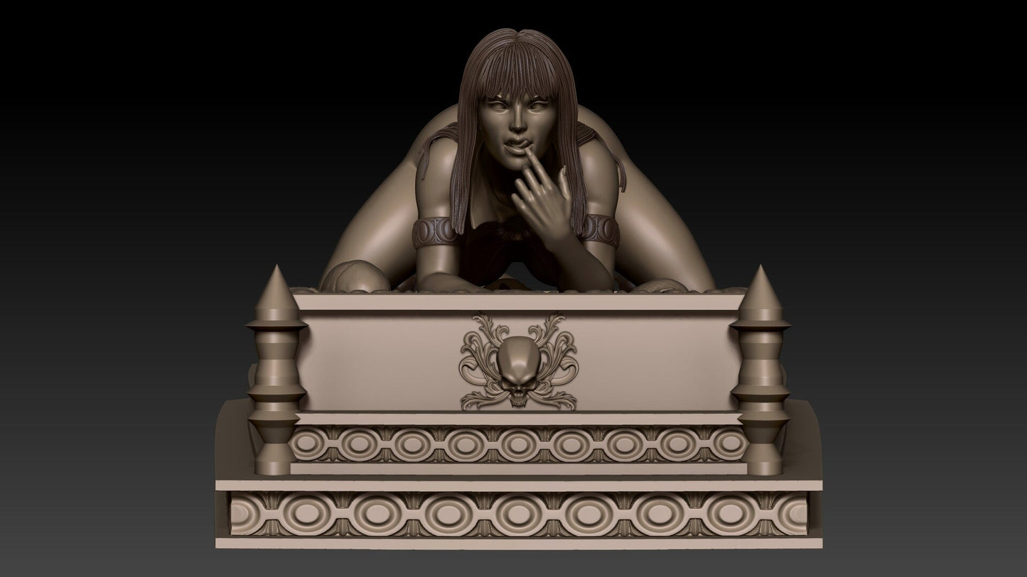 Vampirella 1/8 Scale - 3D Printed Garage Kit ガレージキット Resin Model Scale Figure フィギュア