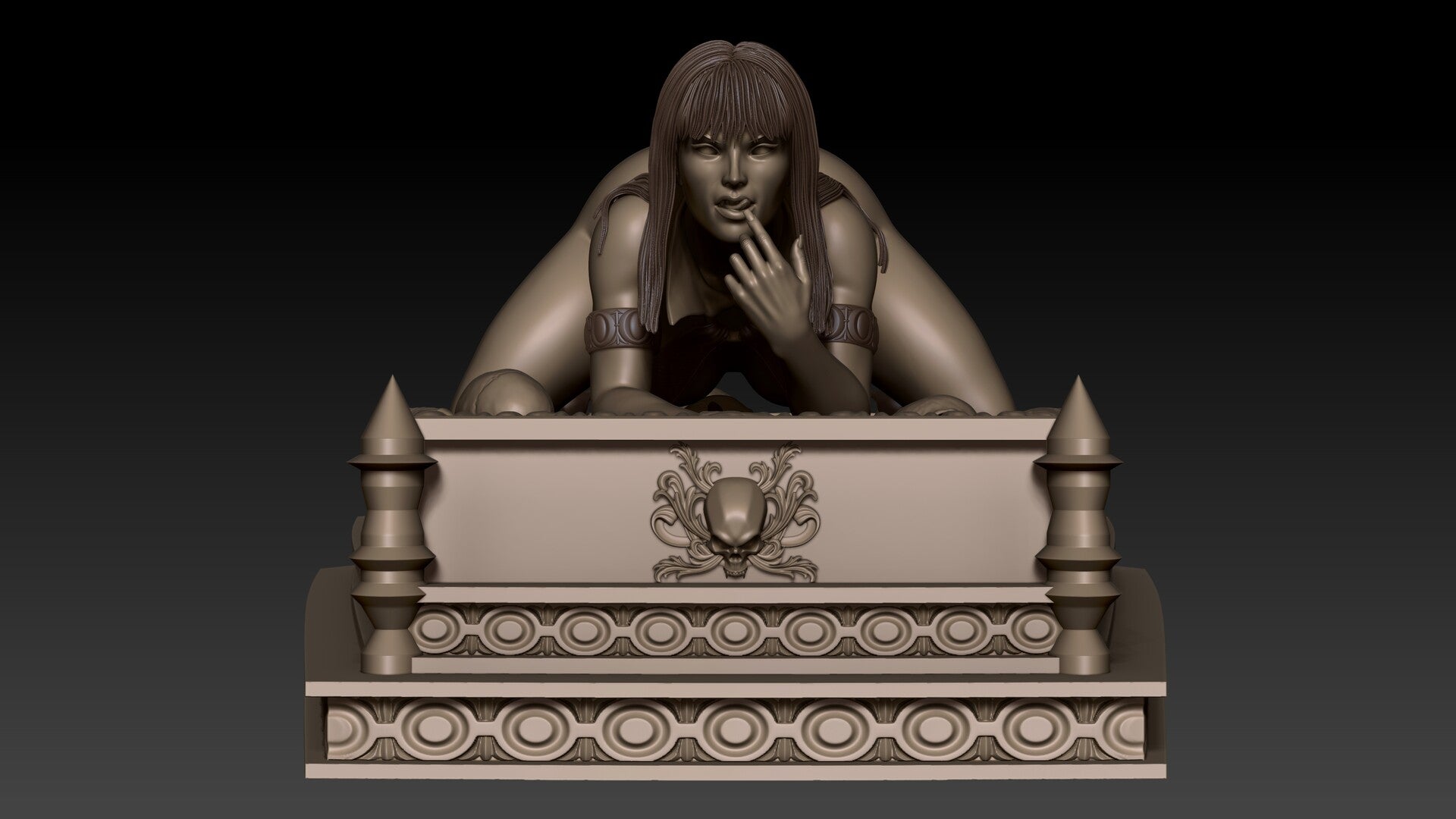 Vampirella 1/8 Scale - 3D Printed Garage Kit ガレージキット Resin Model Scale Figure フィギュア
