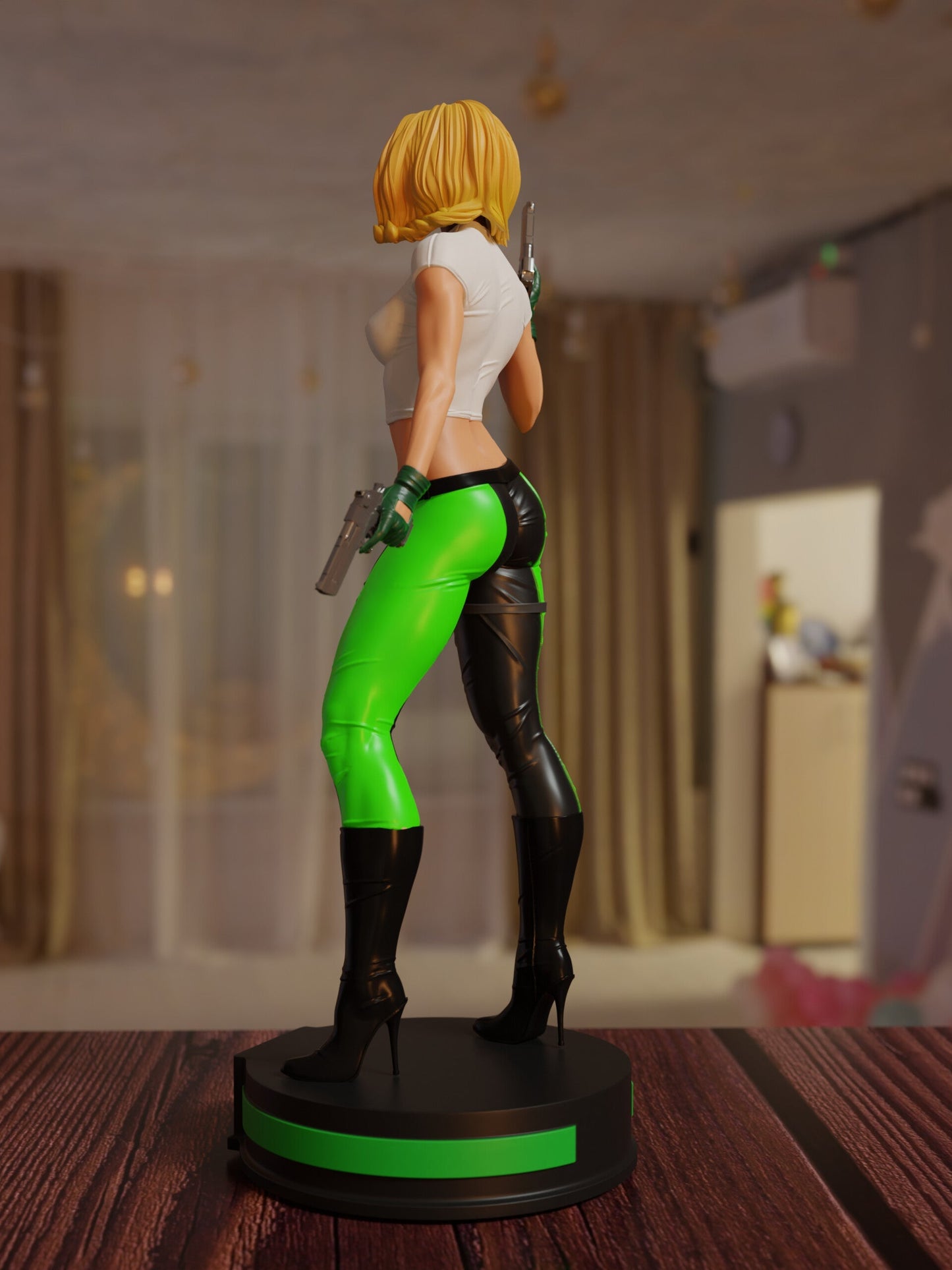 Abbey Chase Special Edition - Danger Girl - STL 3D Print Files - 3D Printed Garage Kit ガレージキット Resin Model Scale Figure フィギュア