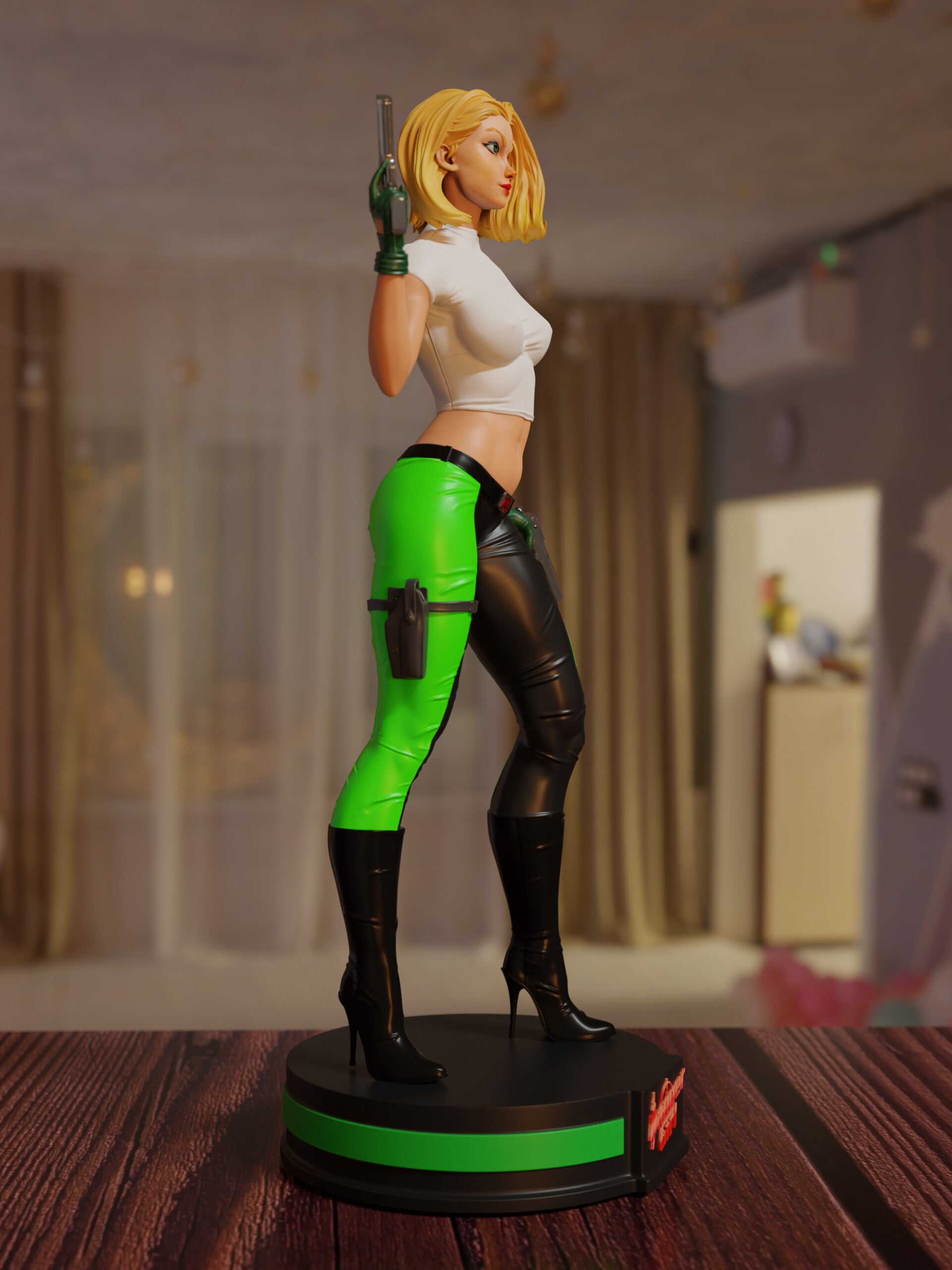 Abbey Chase Special Edition - Danger Girl - STL 3D Print Files - 3D Printed Garage Kit ガレージキット Resin Model Scale Figure フィギュア